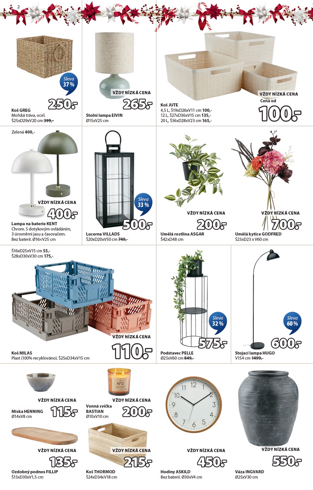 jysk - Aktuální leták JYSK od 15.12. do 24.12. - page: 2