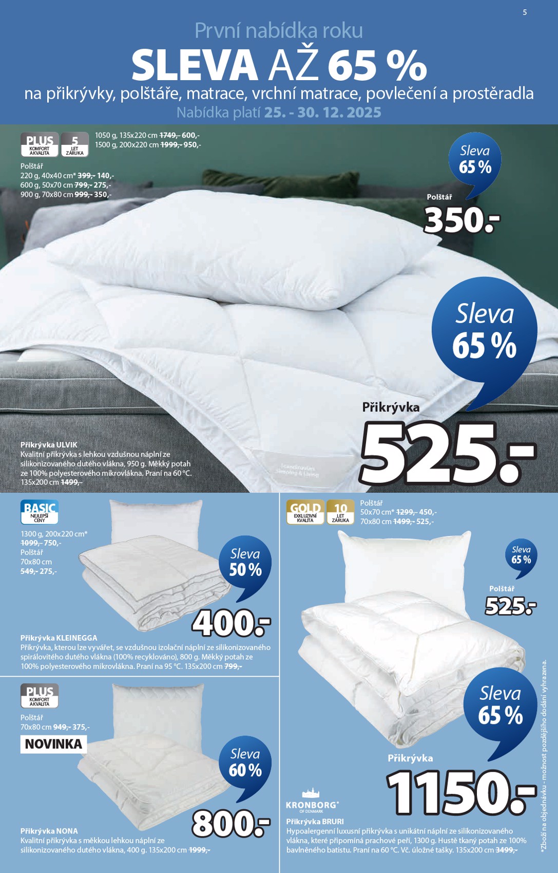 jysk - Aktuální leták JYSK od 25.12. do 03.02. - page: 5