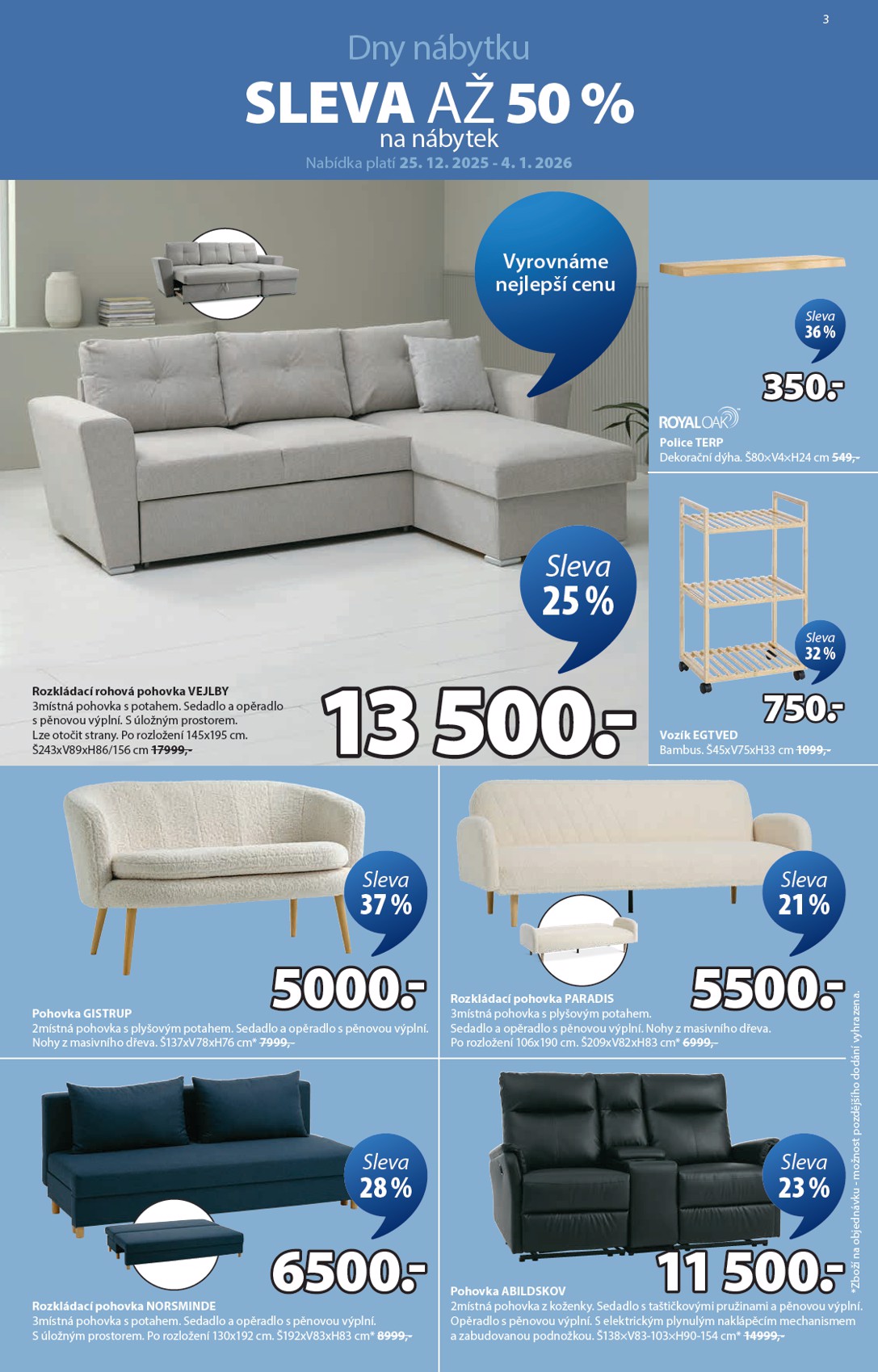 jysk - Aktuální leták JYSK od 31.12. do 03.02. - page: 3