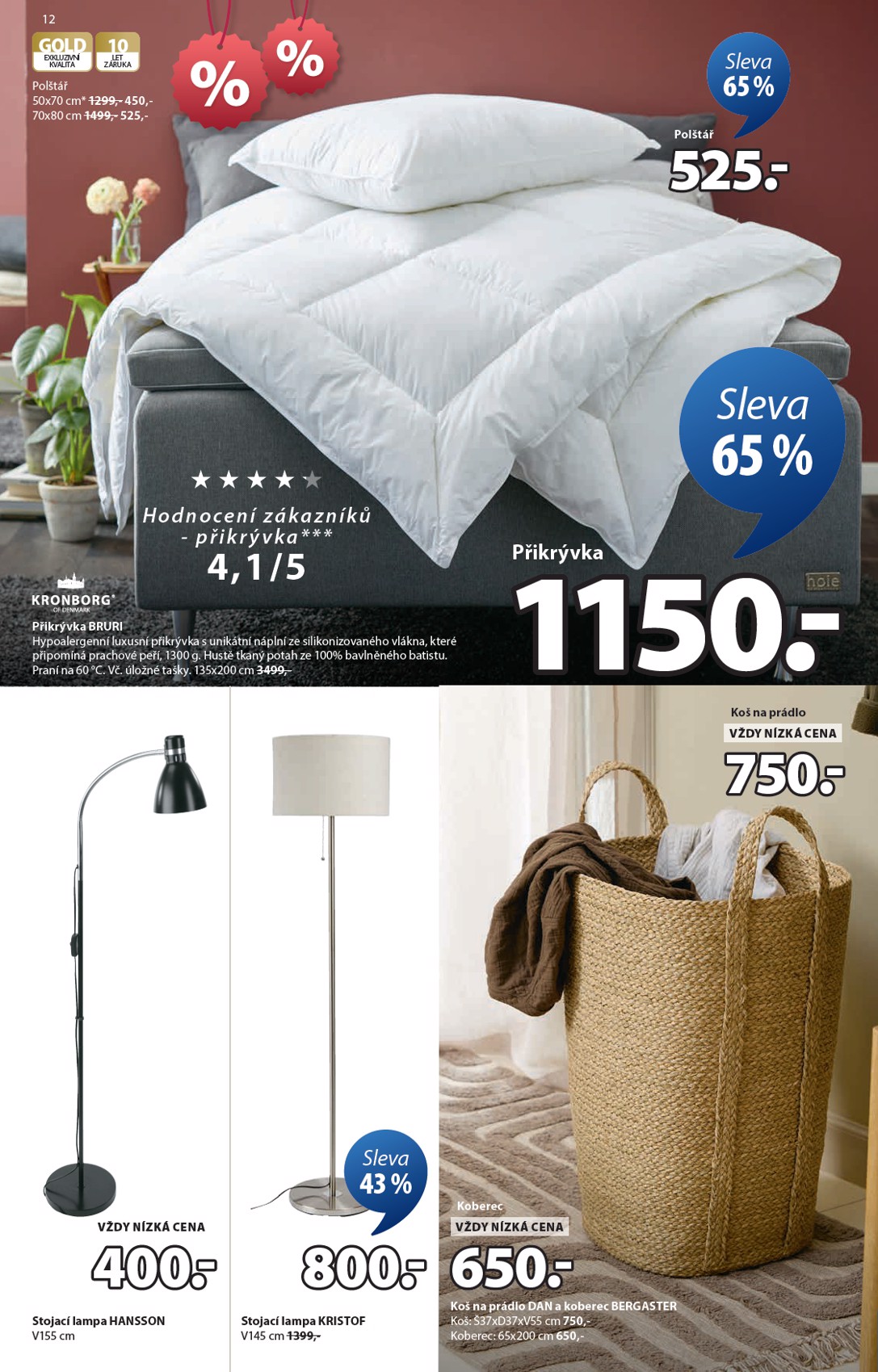 jysk - Aktuální leták JYSK od 31.12. do 03.02. - page: 12