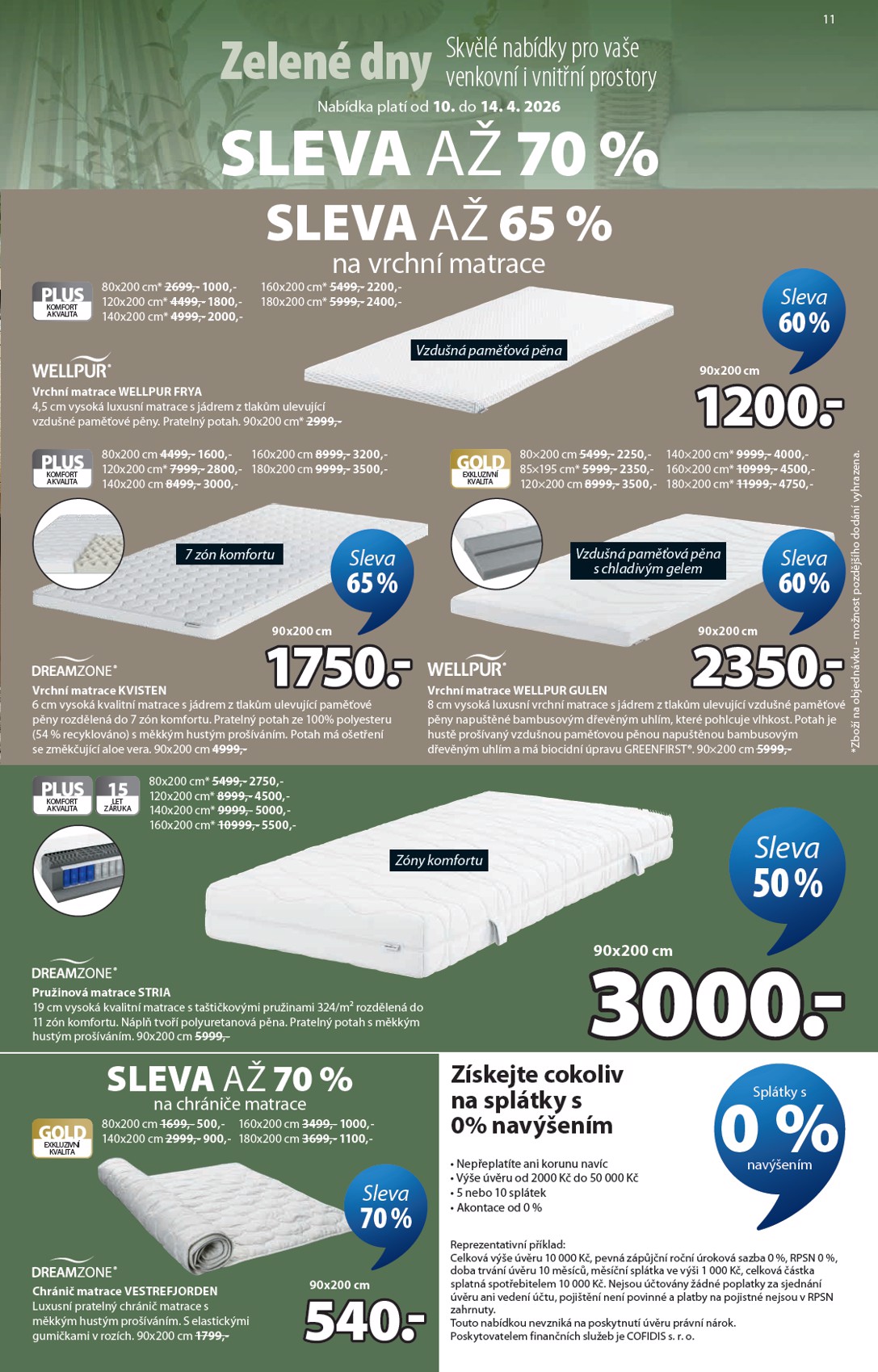 jysk - Aktuální JYSK - Slevy až 70 % leták platný od pátku 10.04.2026 do úterý 14.04.2026 - page: 11