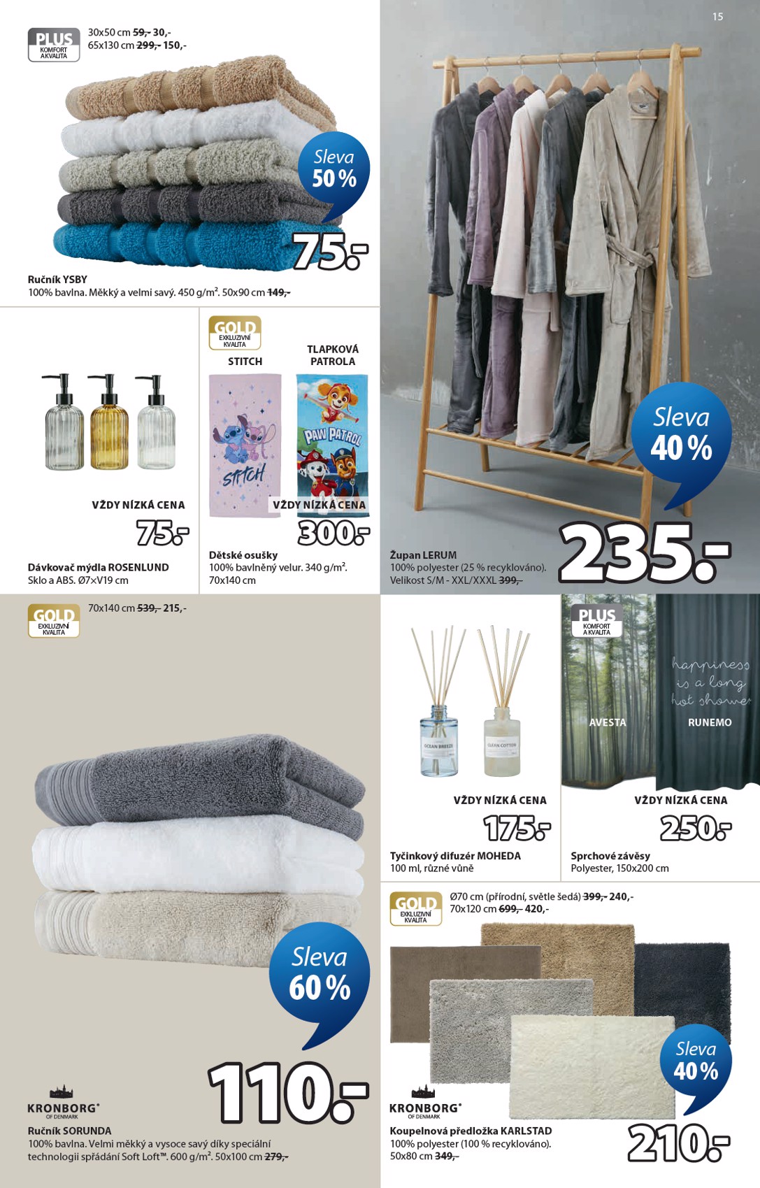 jysk - Aktuální JYSK leták platný od středy 15.04.2026 do úterý 26.05.2026 - page: 15