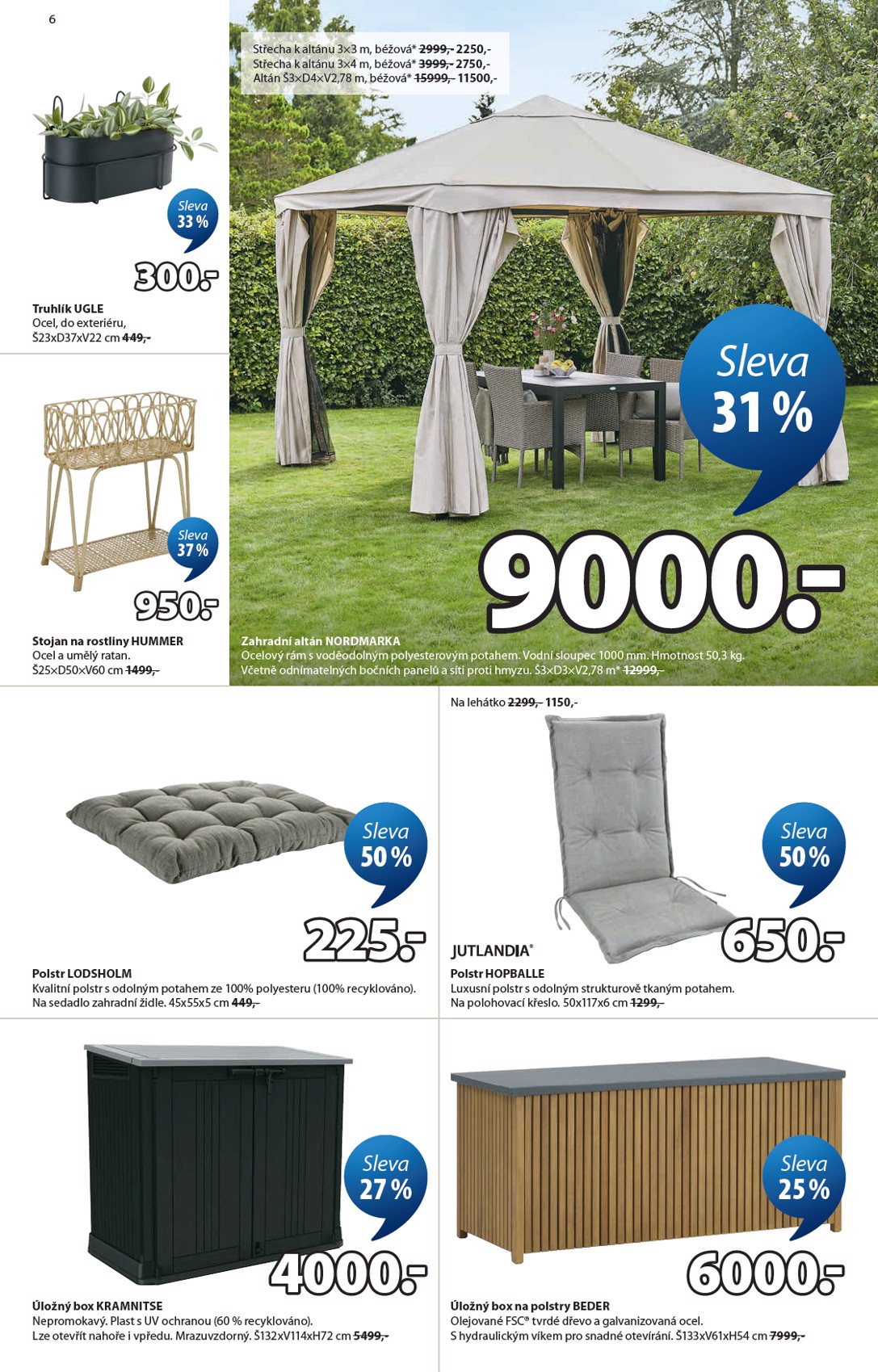 jysk - Aktuální JYSK leták platný od středy 15.04.2026 do úterý 26.05.2026 - page: 6