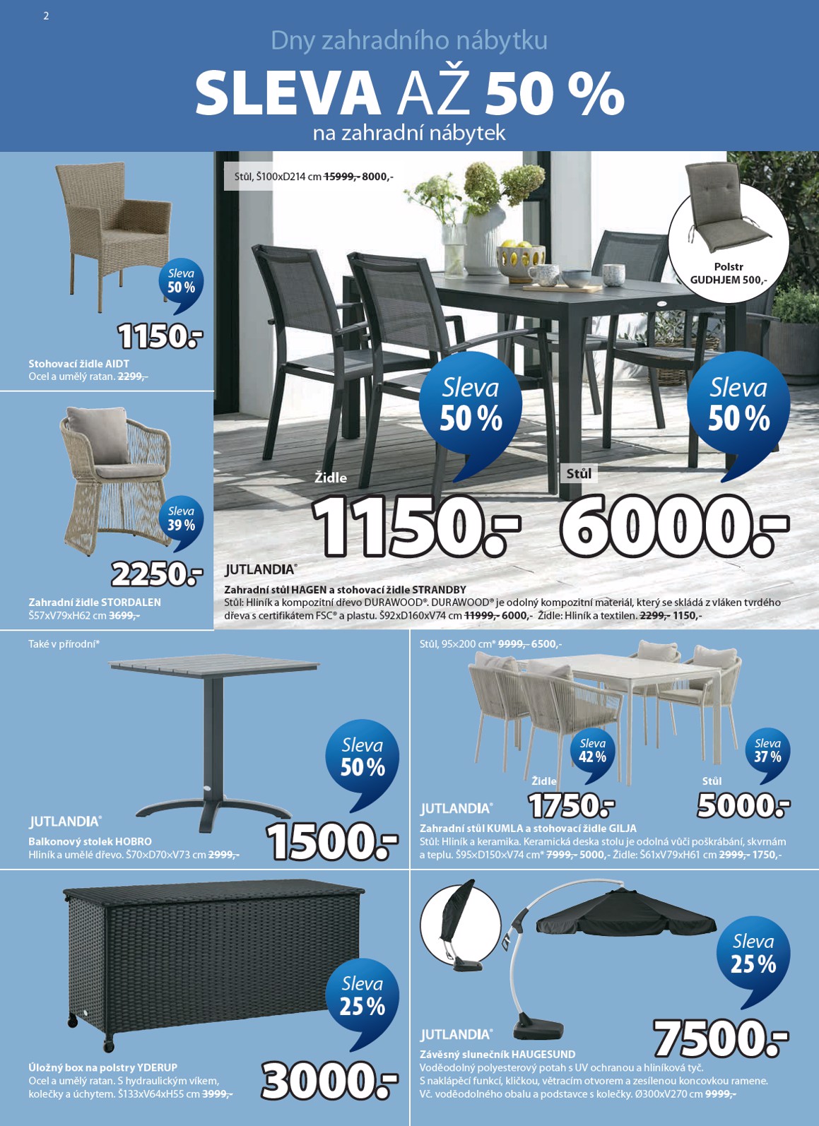 jysk - Aktuální JYSK leták platný od středy 22.04.2026 do úterý 26.05.2026 - page: 2