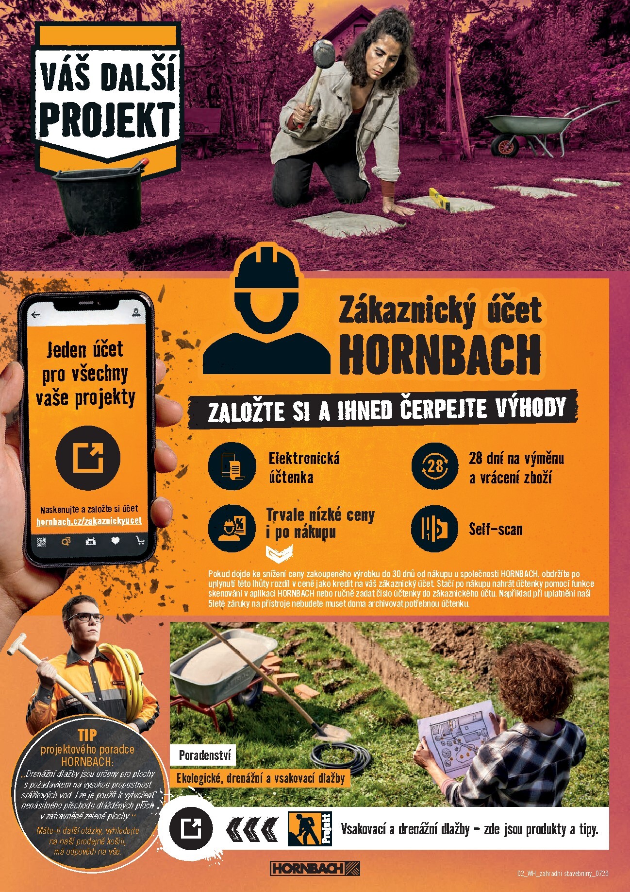 hornbach - Aktuální Hornbach - Betonové dlažby, palisády a obrubníky, plotové prvky leták platný od středy 08.07.2026 do úterý 21.07.2026 - page: 2