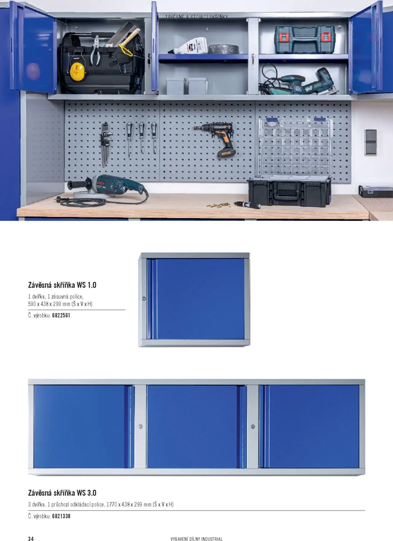 hornbach - HORNBACH katalog - INDUSTRIAL - Systém vybavení dílny od čtvrtka 06.02.2025 - page: 34