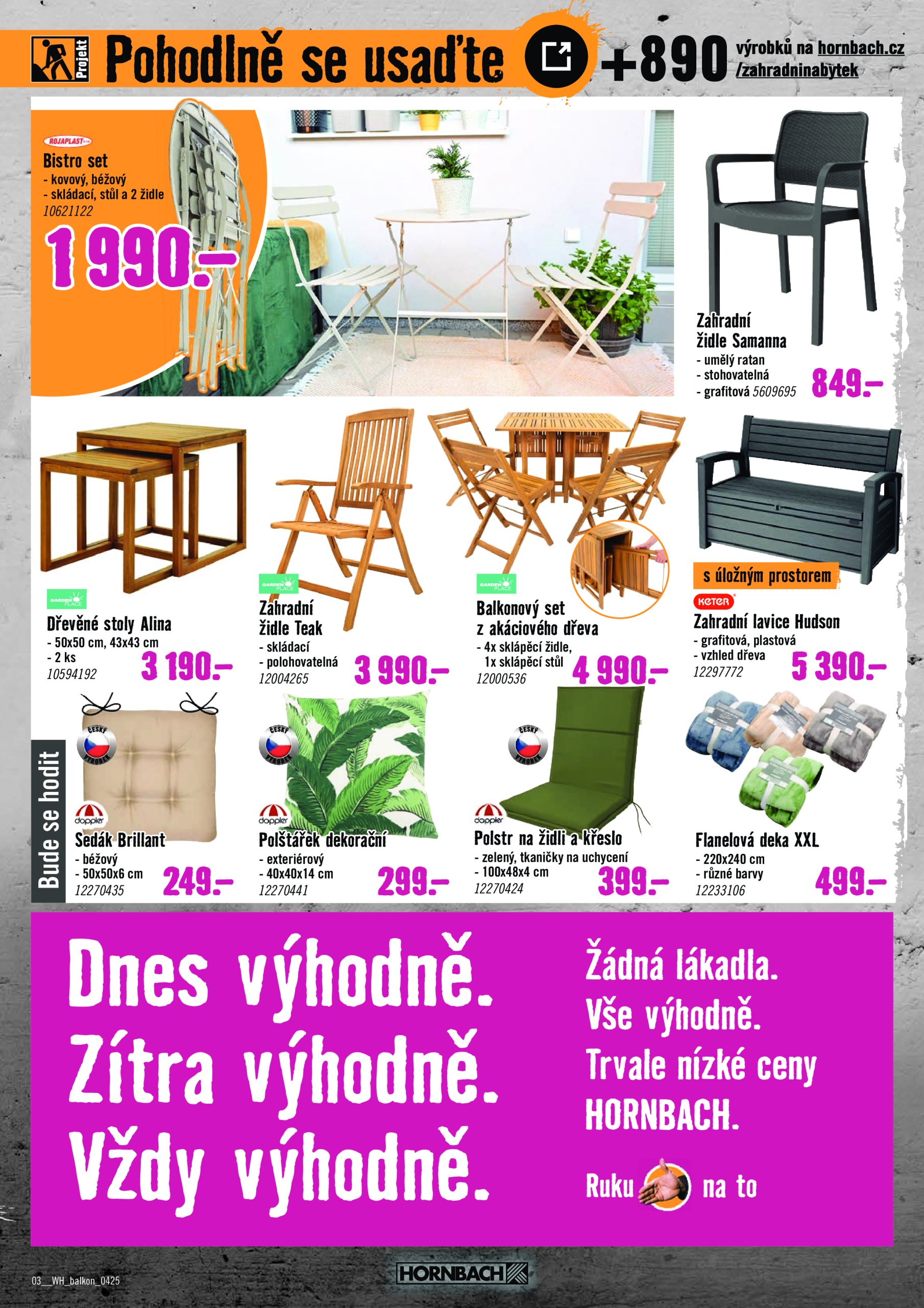 hornbach - Leták Hornbach.cz - Balkon od 23.04. do 07.05. - page: 3
