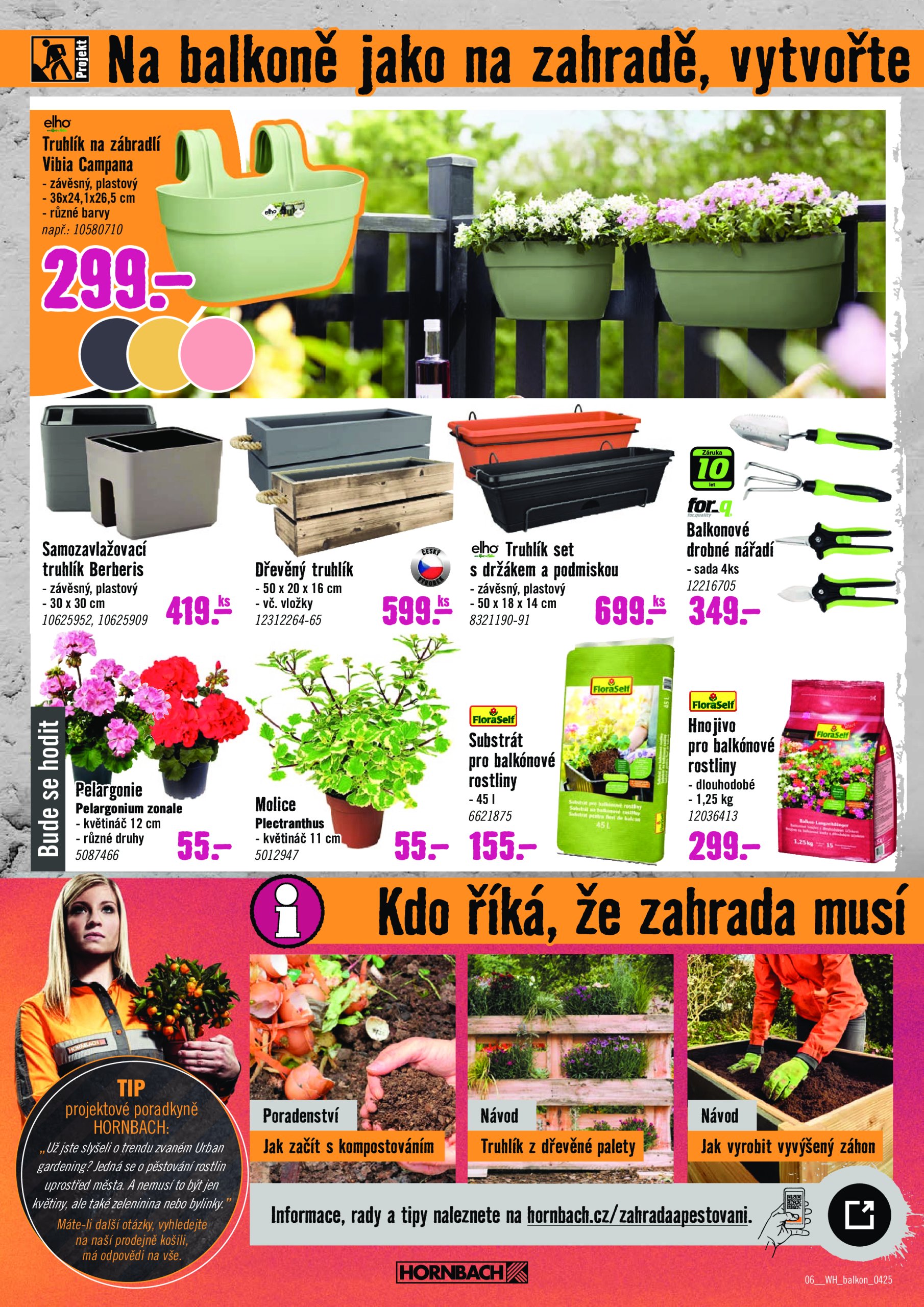 hornbach - Leták Hornbach.cz - Balkon od 23.04. do 07.05. - page: 6