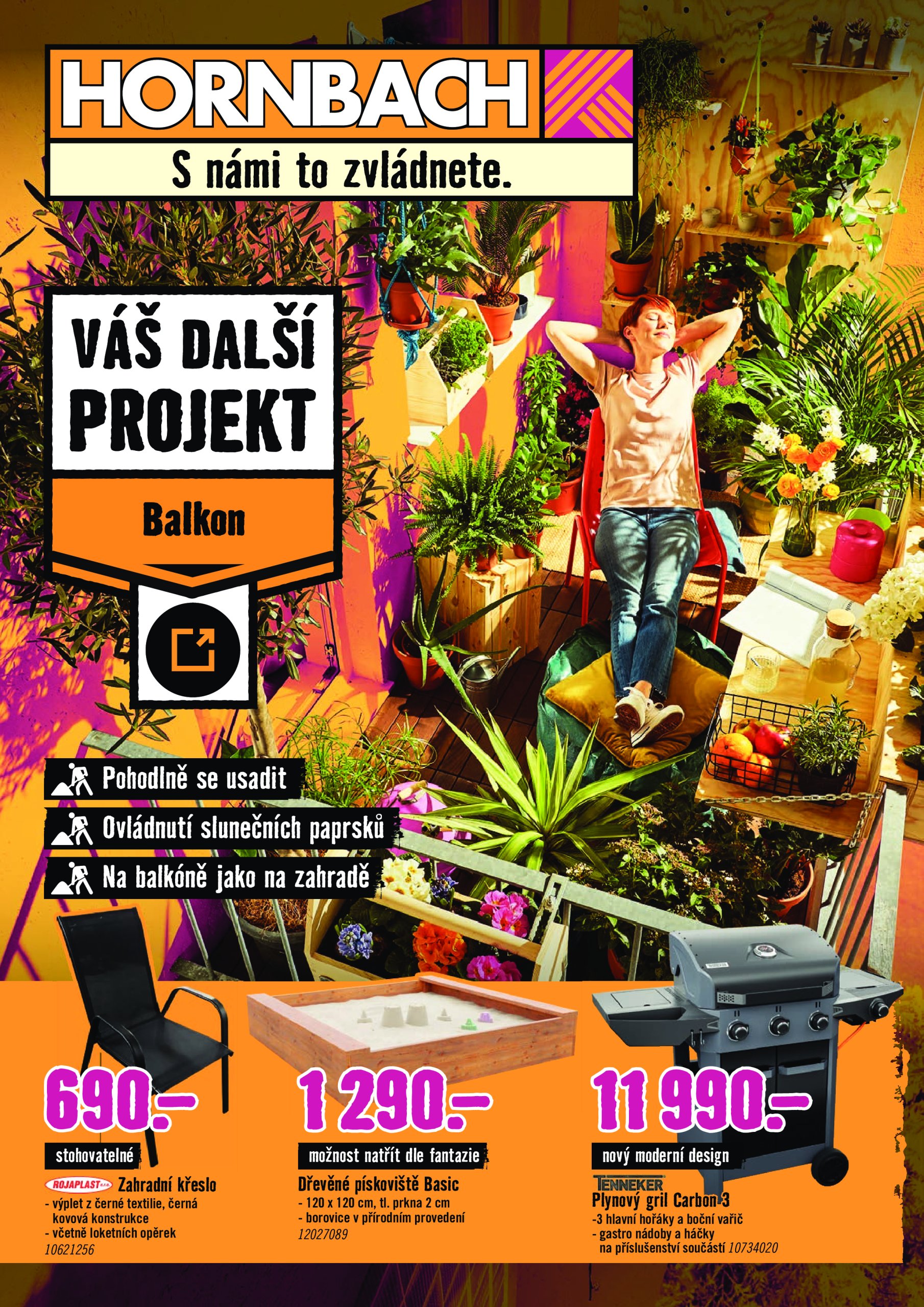 hornbach - Leták Hornbach.cz - Balkon od 23.04. do 07.05.