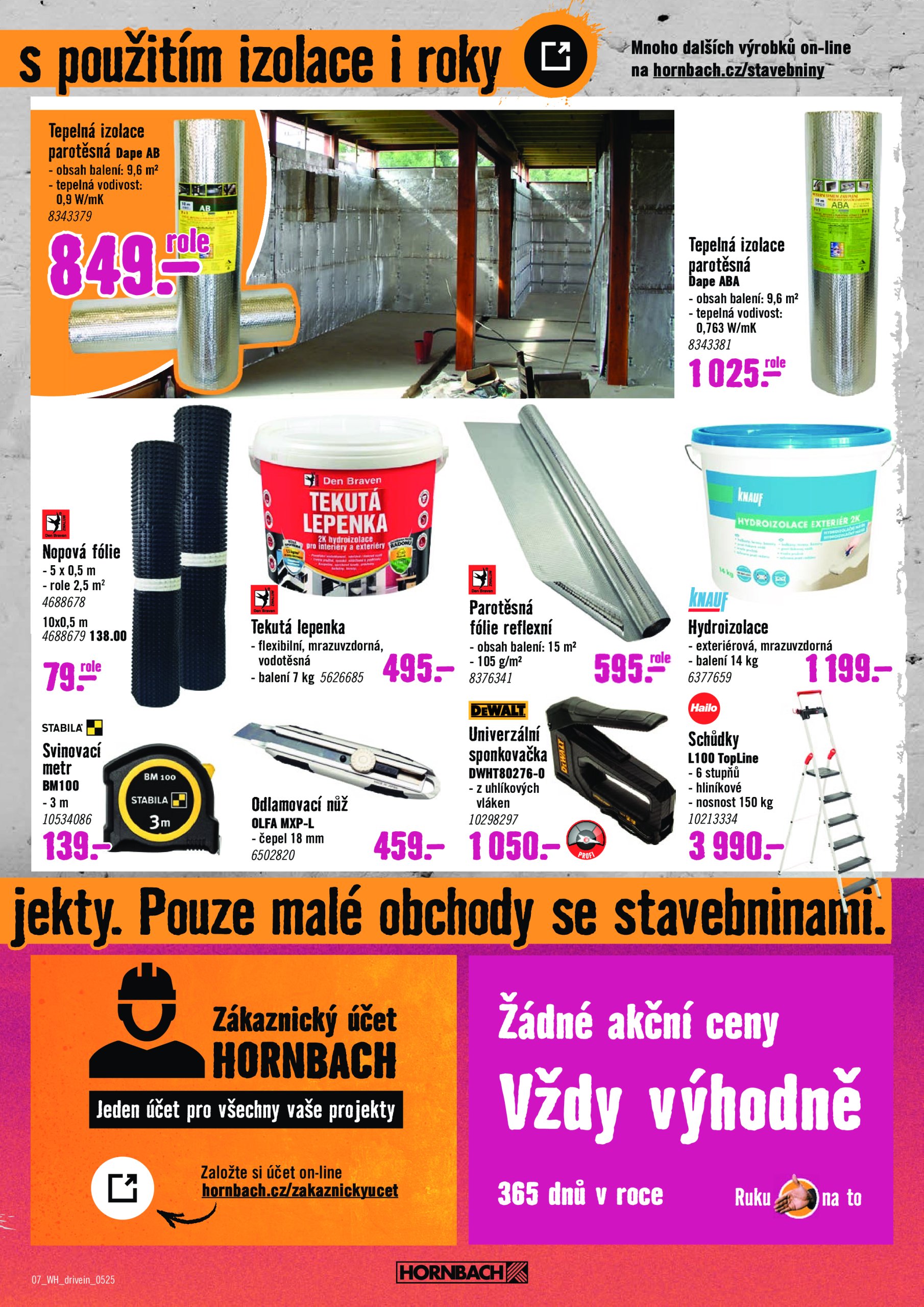 hornbach - Leták Hornbach.cz - Vaše hnací síla, váš DRIVE-IN od 06.05. do 20.05. - page: 7