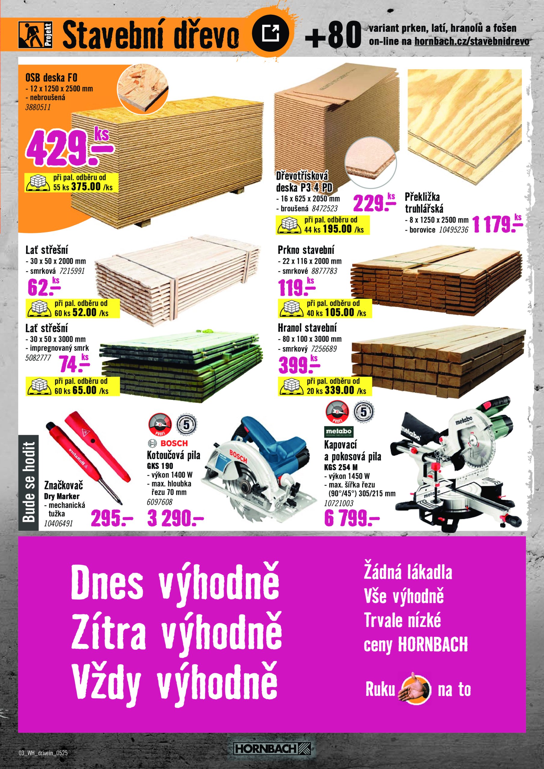 hornbach - Leták Hornbach.cz - Vaše hnací síla, váš DRIVE-IN od 06.05. do 20.05. - page: 3