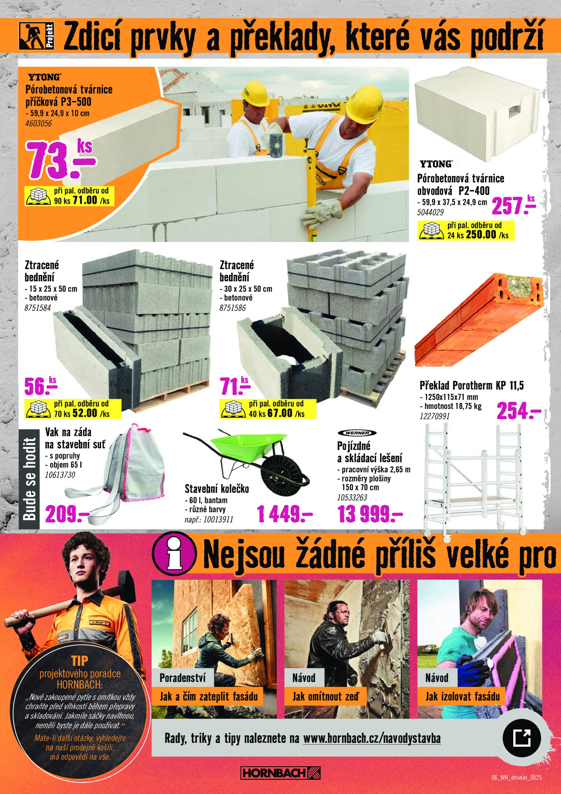 hornbach - Leták Hornbach.cz - Vaše hnací síla, váš DRIVE-IN od 06.05. do 20.05. - page: 6