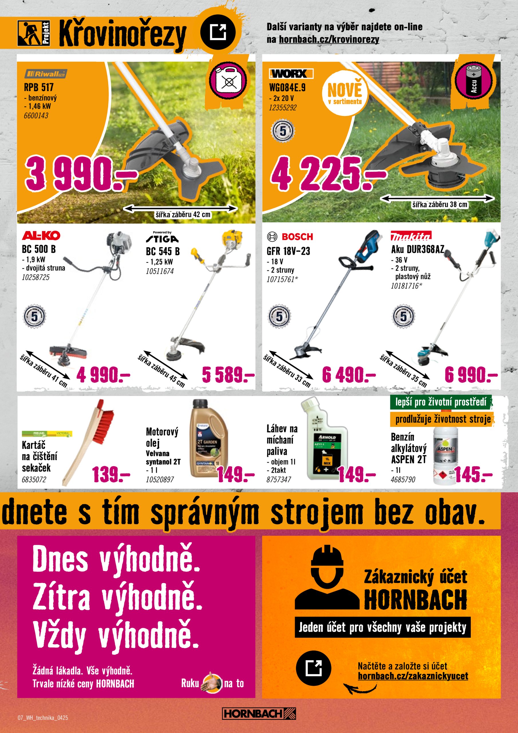 hornbach - Leták Hornbach.cz - Trávník jako ze žurnálu od 20.04. do 14.05. - page: 7
