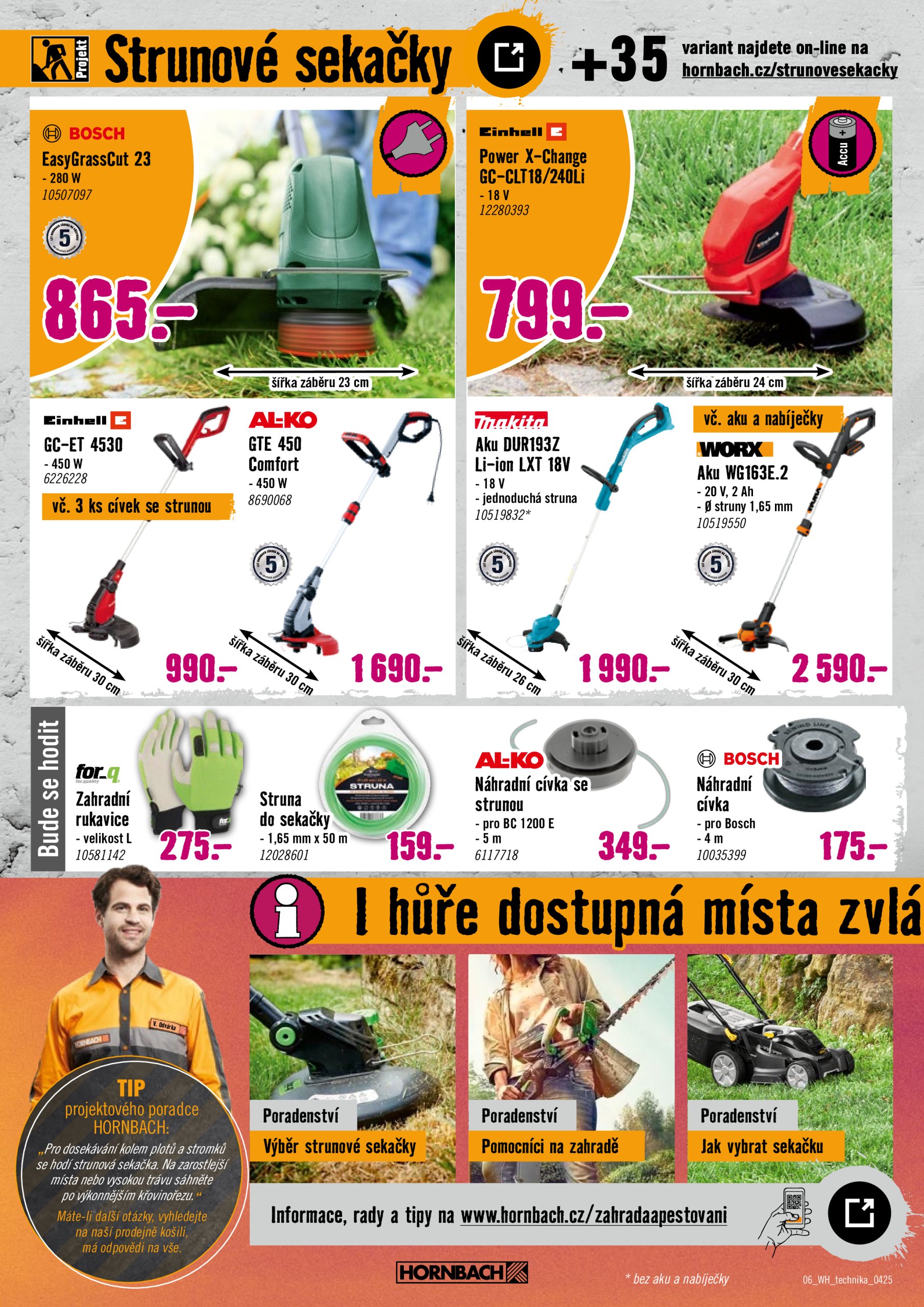 hornbach - Leták Hornbach.cz - Trávník jako ze žurnálu od 20.04. do 14.05. - page: 6
