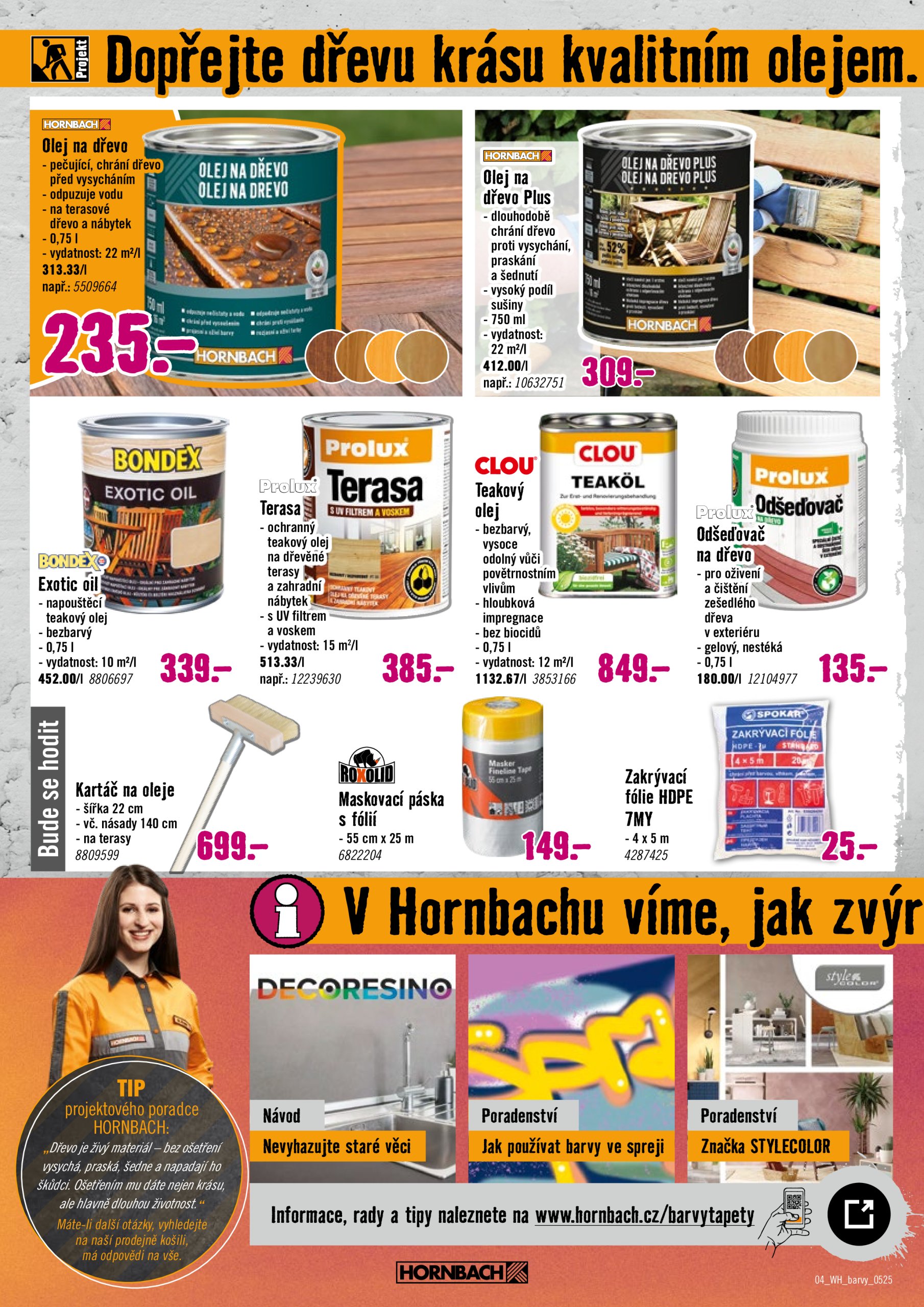hornbach - Leták Hornbach.cz - Obnova všeho a všech od 14.05. do 28.05. - page: 4