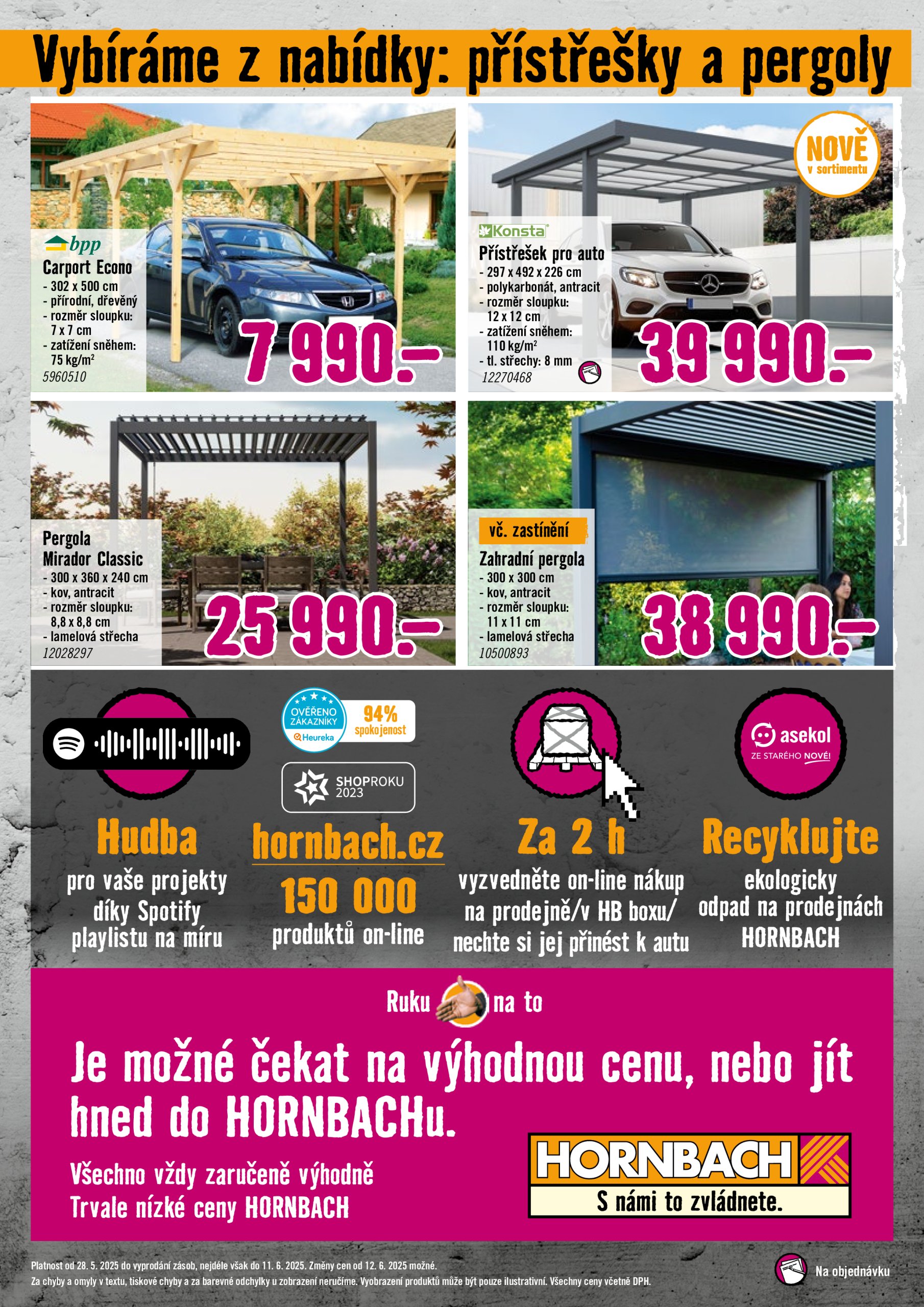 hornbach - Leták Hornbach - Zahradní stavby od 28.05. do 11.06. - page: 8