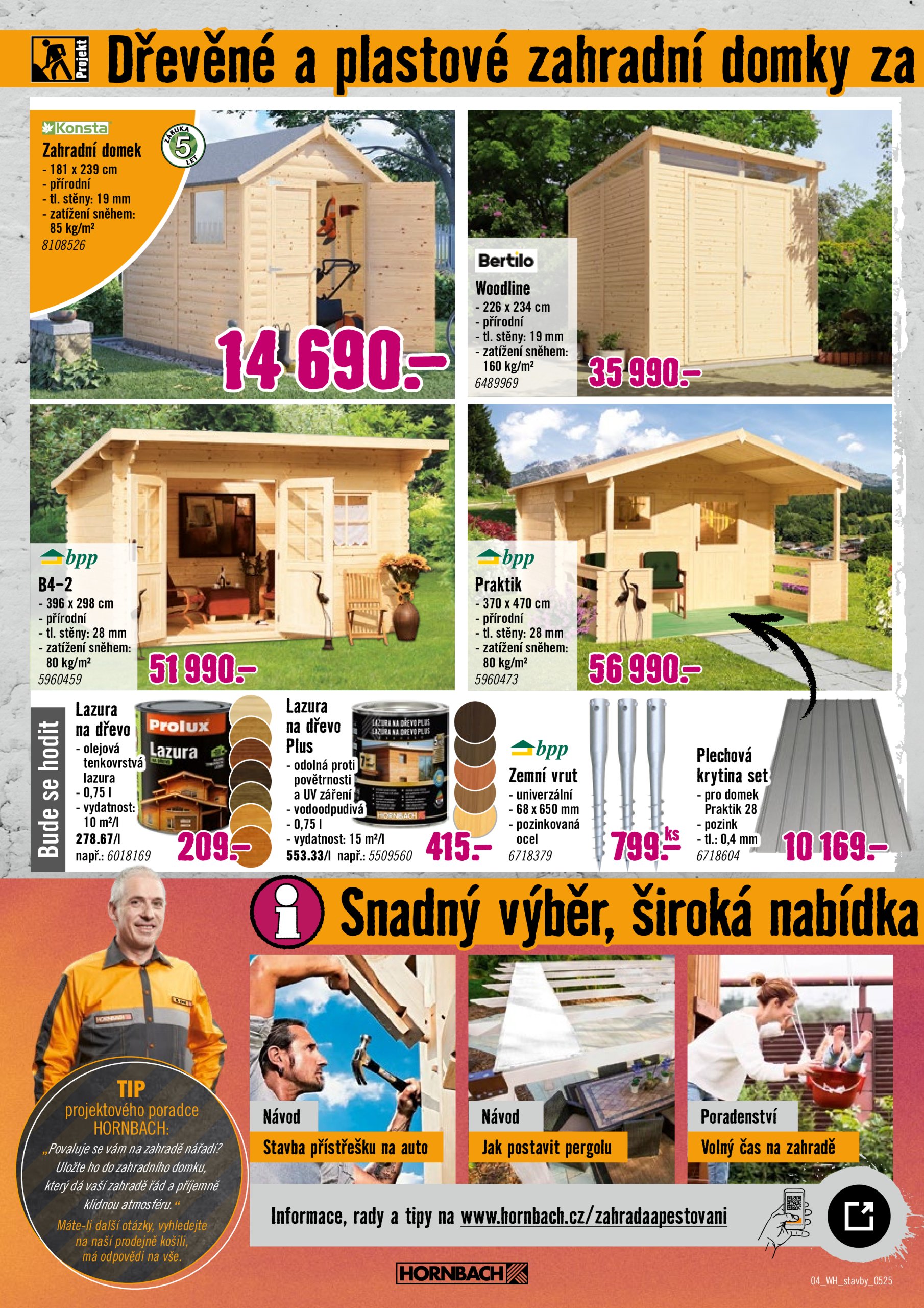 hornbach - Leták Hornbach - Zahradní stavby od 28.05. do 11.06. - page: 4