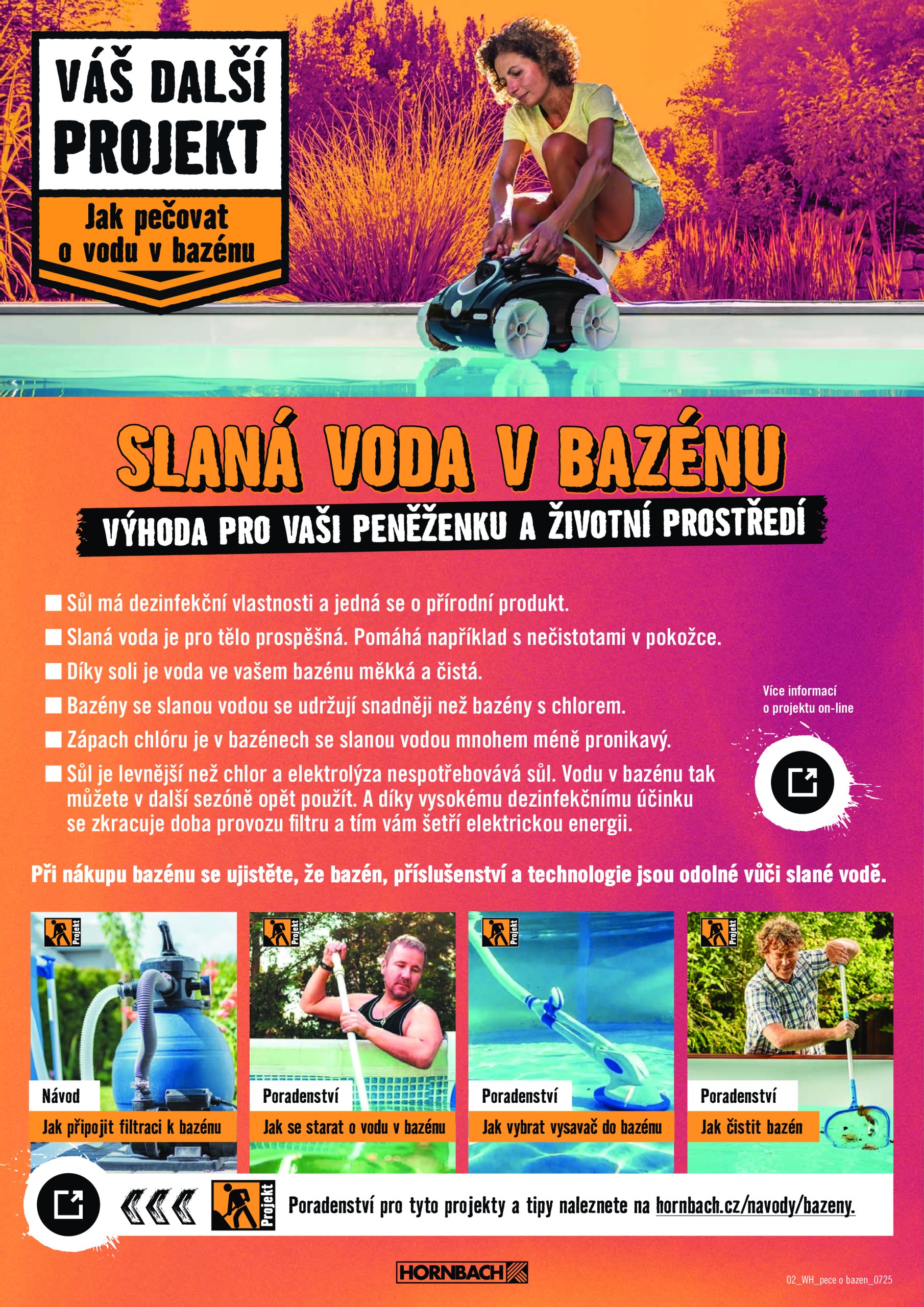 hornbach - Leták Hornbach - Péče o bazén od 02.07. do 16.07. - page: 2