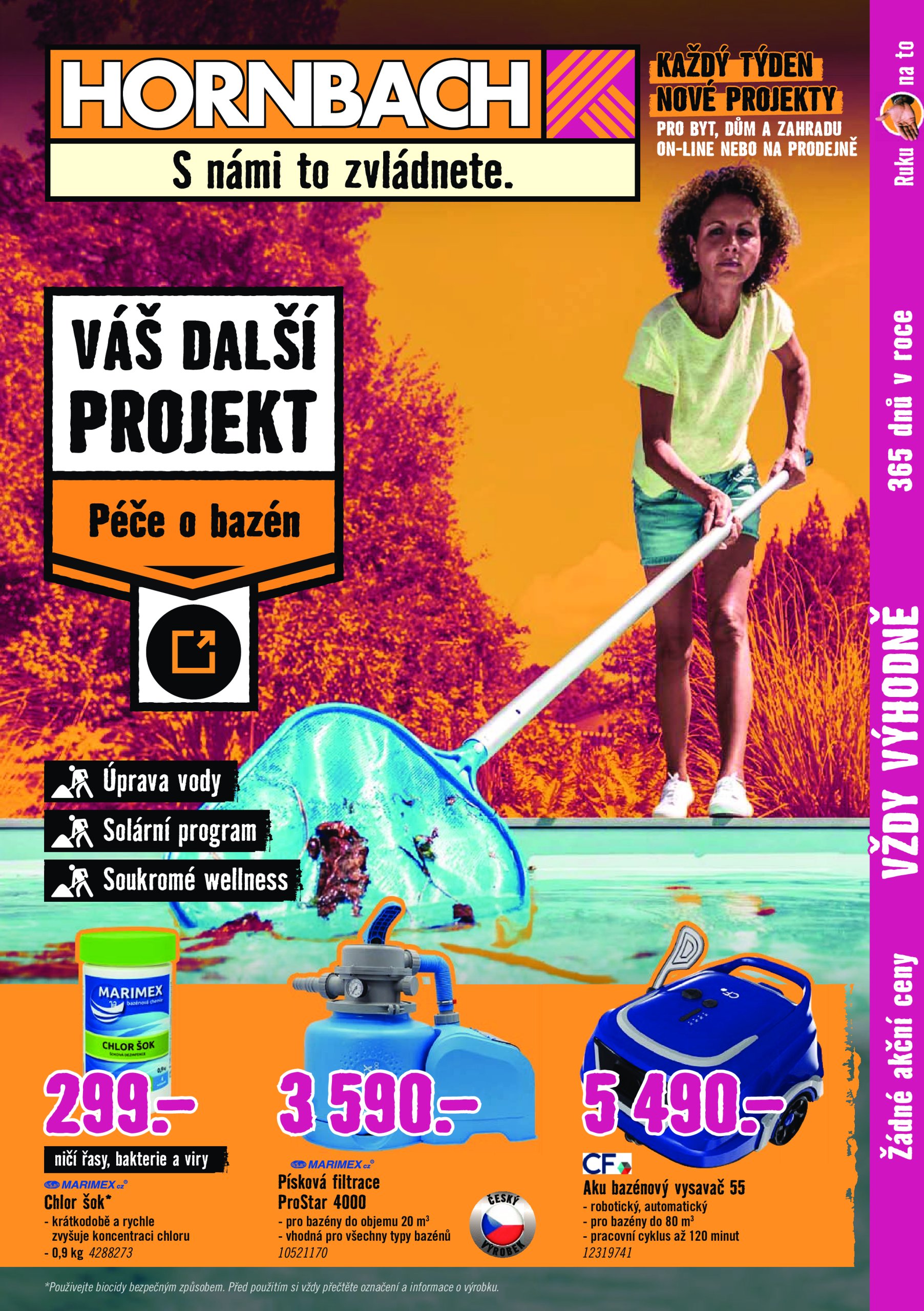 hornbach - Leták Hornbach - Péče o bazén od 02.07. do 16.07.