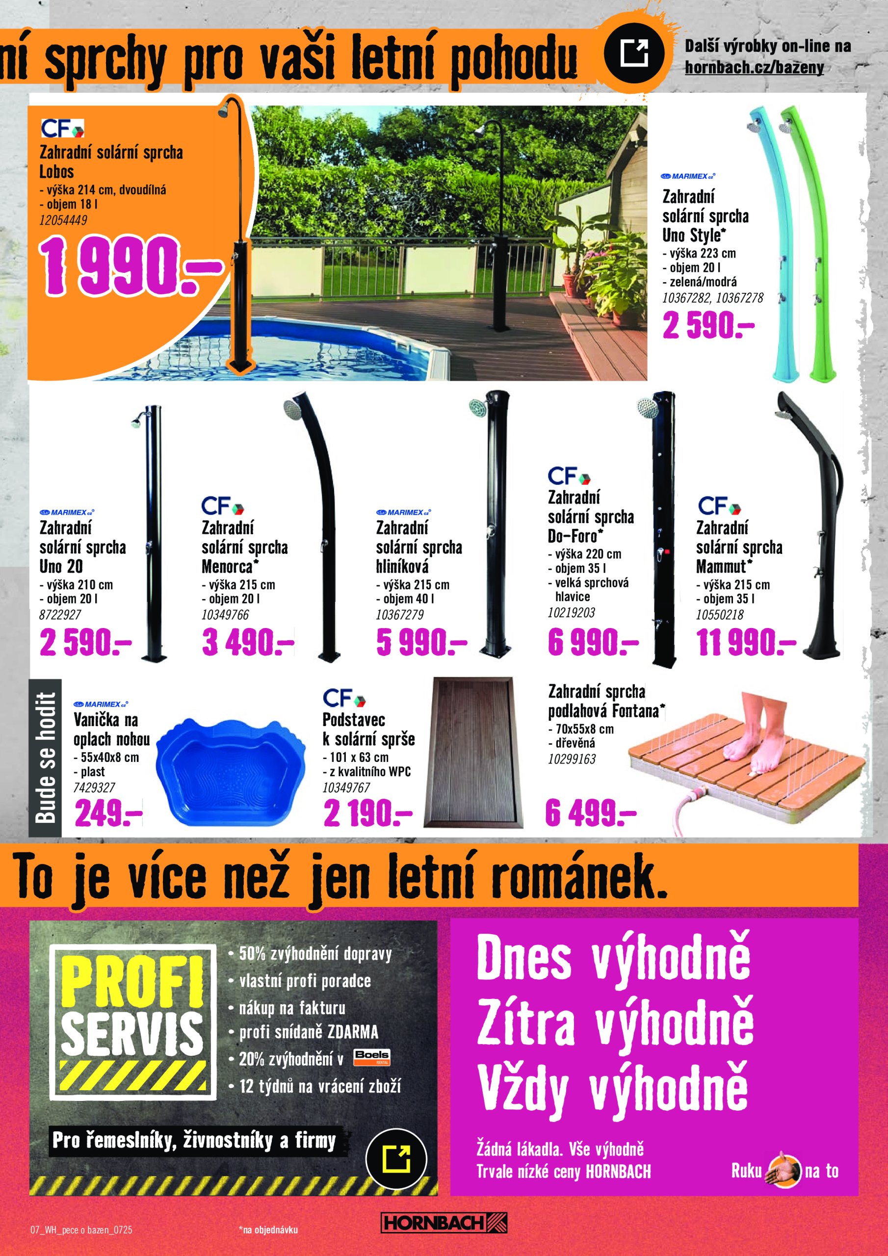 hornbach - Leták Hornbach - Péče o bazén od 02.07. do 16.07. - page: 7
