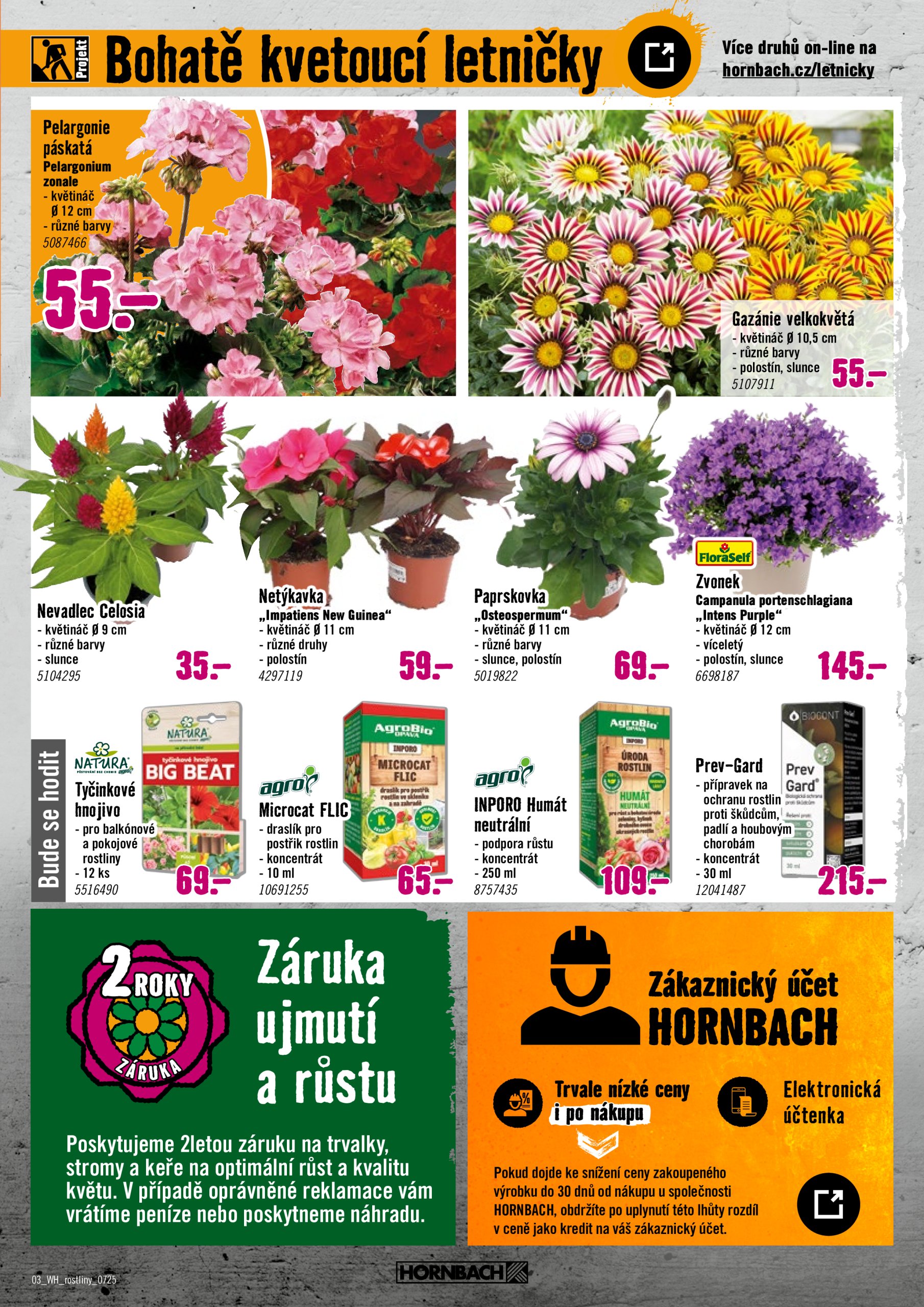 hornbach - Leták Hornbach - Rostliny lákající hmyz od 09.07. do 23.07. - page: 3