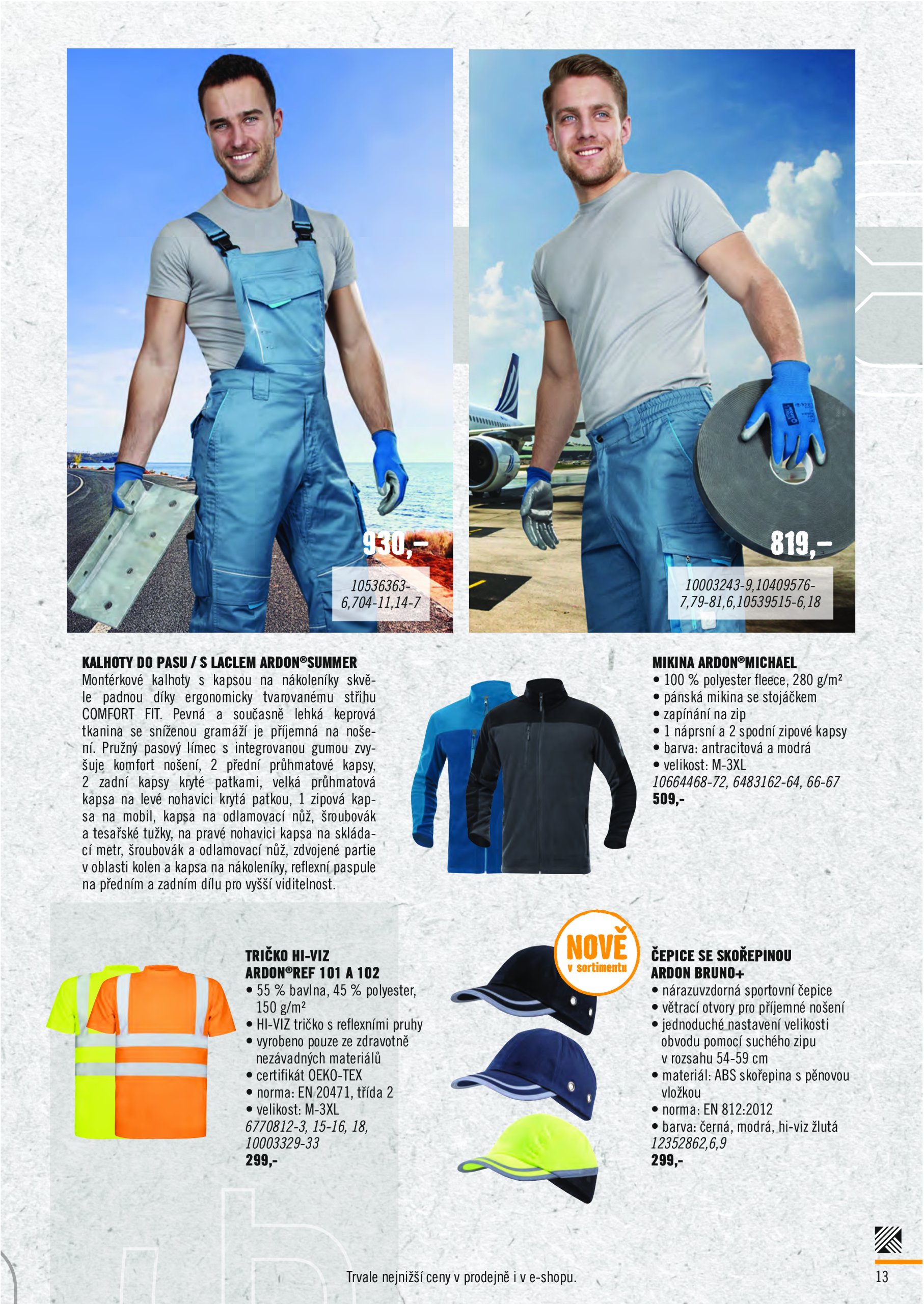 hornbach - Leták Hornbach - Pracovní oblečení od 12.04. do 12.07. - page: 13
