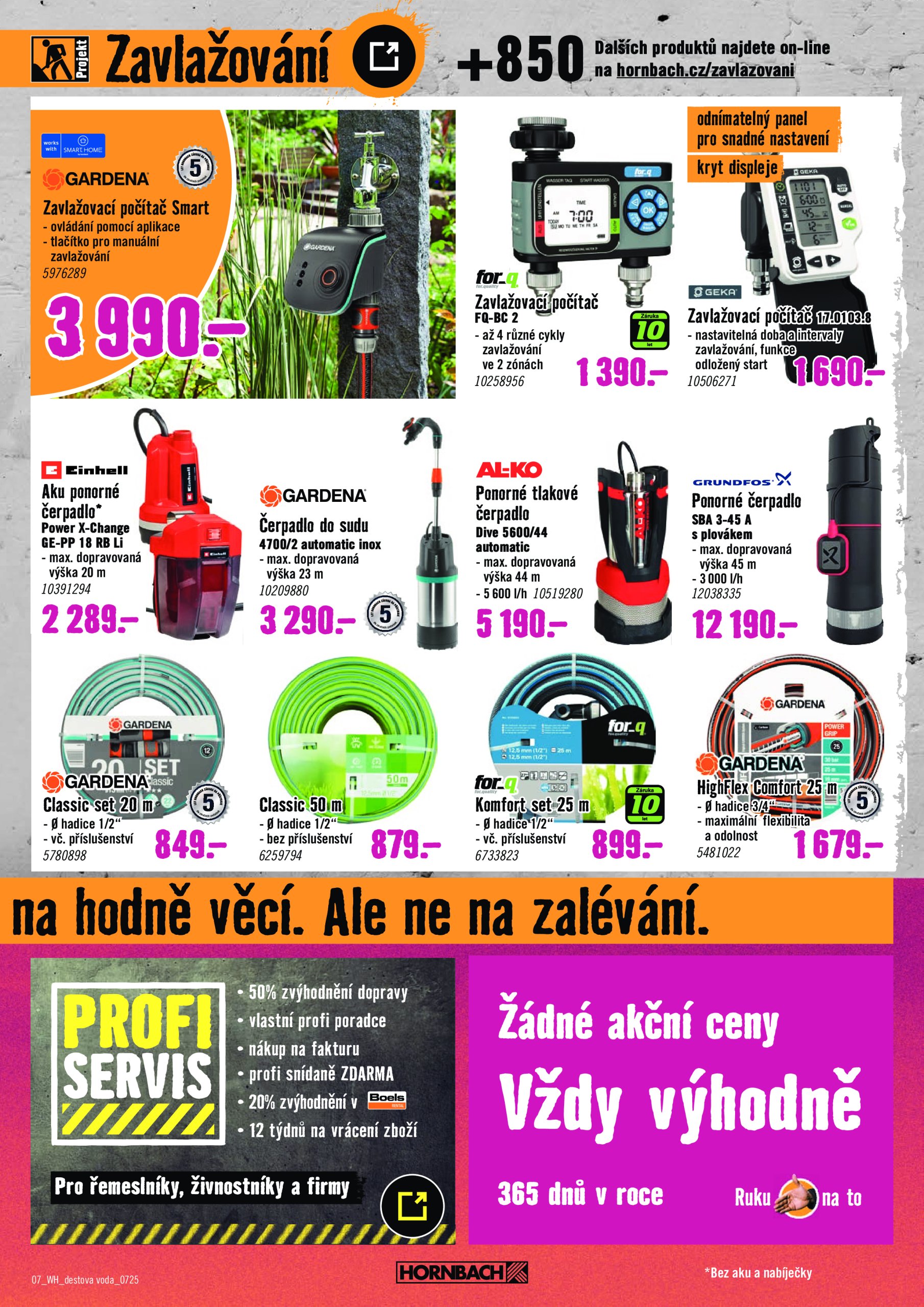 hornbach - Leták Hornbach - Dešťová voda od 16.07. do 30.07. - page: 7