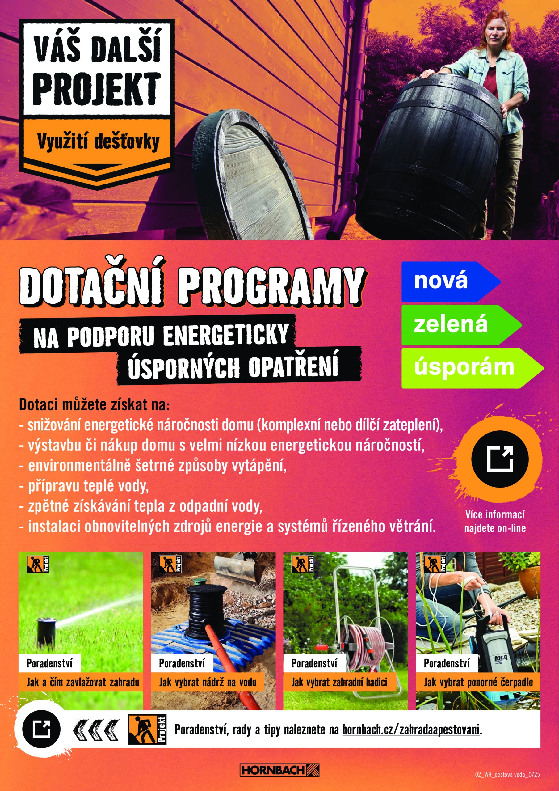 hornbach - Leták Hornbach - Dešťová voda od 16.07. do 30.07. - page: 2