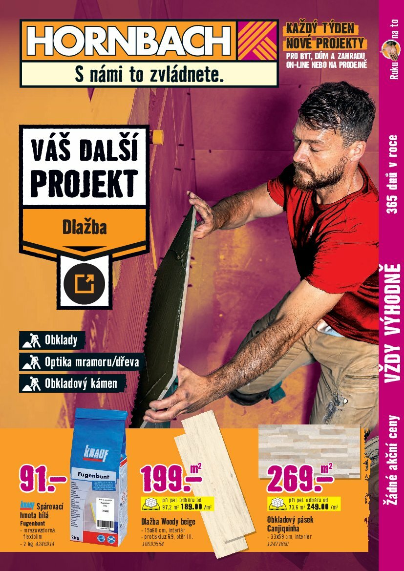 hornbach - Leták Hornbach - Dlažba od 13.08. do 27.08.