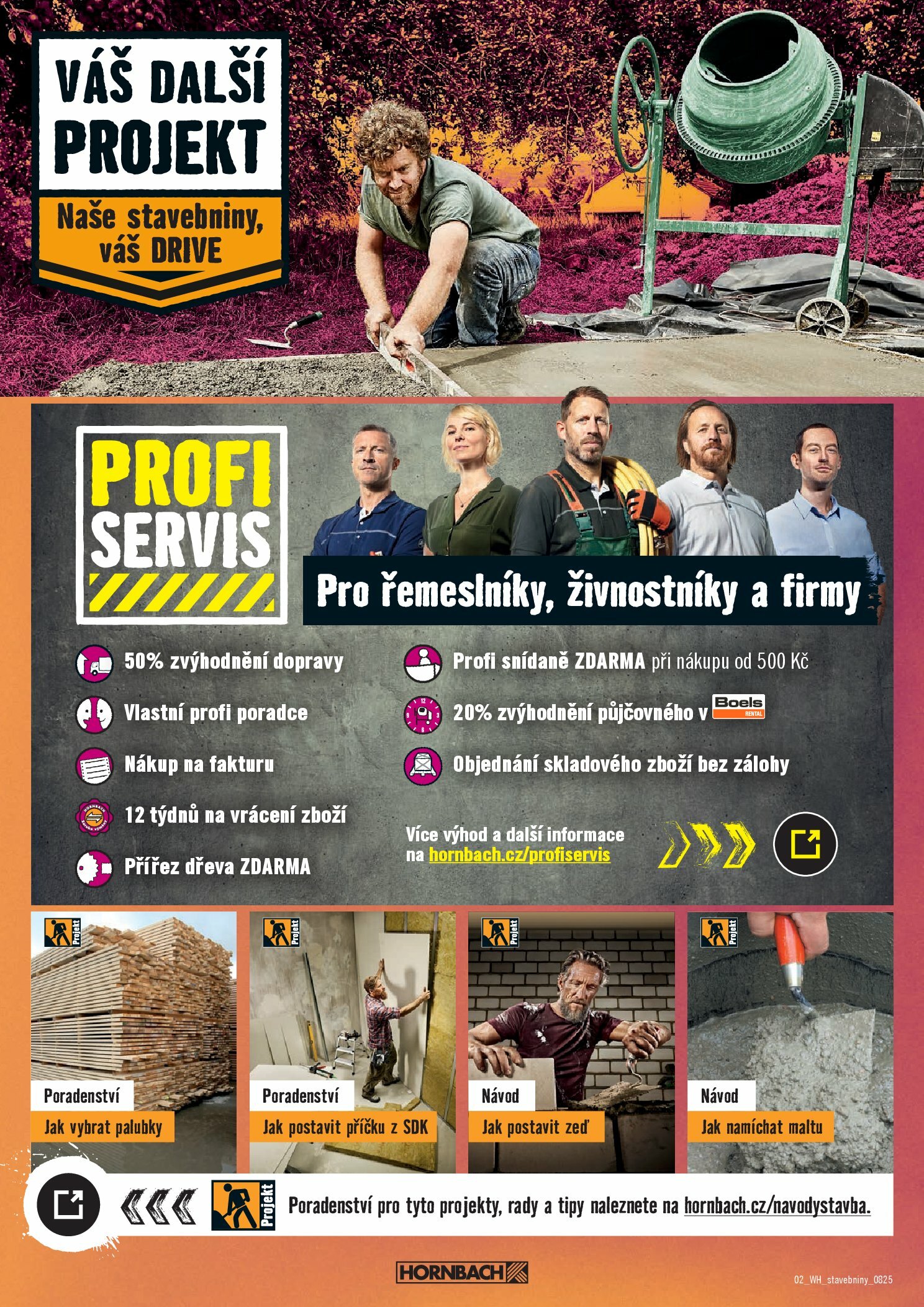 hornbach - Leták Hornbach - Váš další projekt - Stavebniny od 20.08. do 20.08. - page: 2