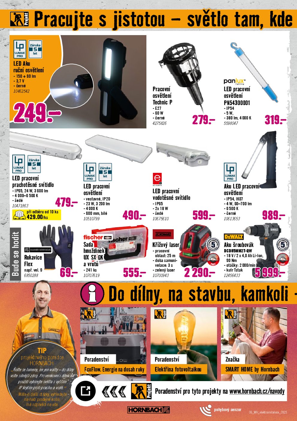 hornbach - Leták Hornbach - Elektroinstalace od 10.09. do 24.09. - page: 6