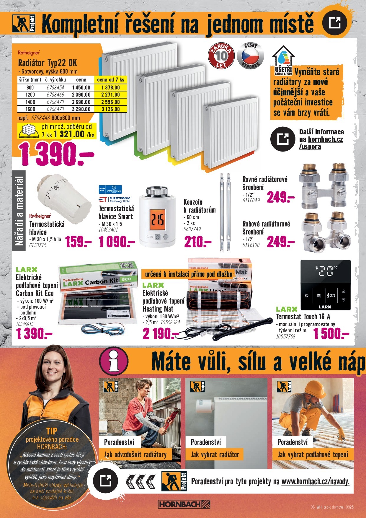 hornbach - Leták Hornbach - Teplo domova od 17.09. do 01.10. - page: 6