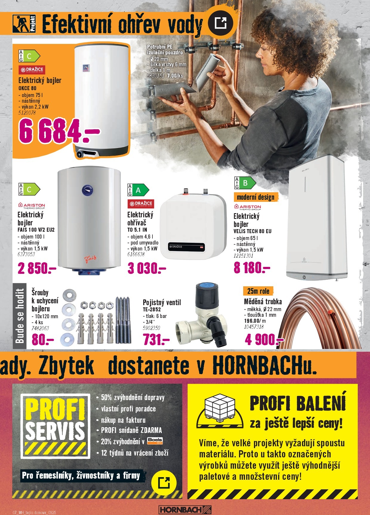 hornbach - Leták Hornbach - Teplo domova od 17.09. do 01.10. - page: 7