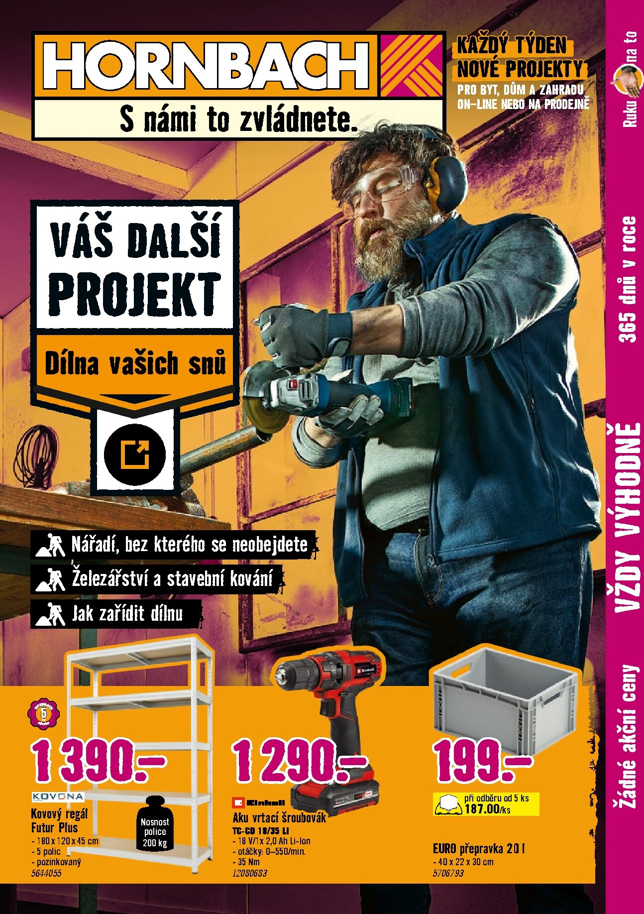 hornbach - Aktuální leták Hornbach - Dílna vašich snů od 08.10. do 22.10. - page: 1