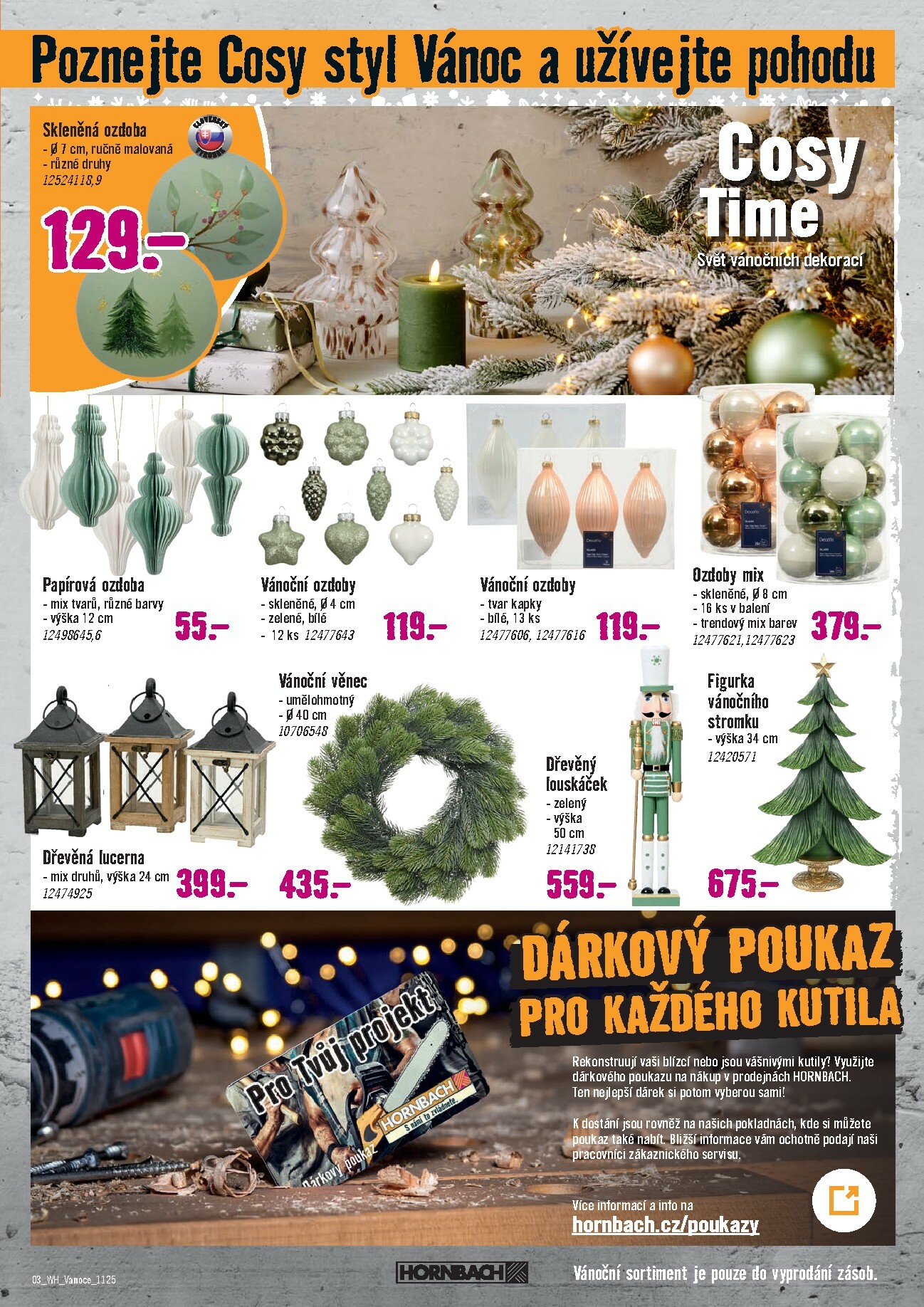 hornbach - Aktuální leták Hornbach - Vánoční dekorace od 29.10. do 12.11. - page: 3