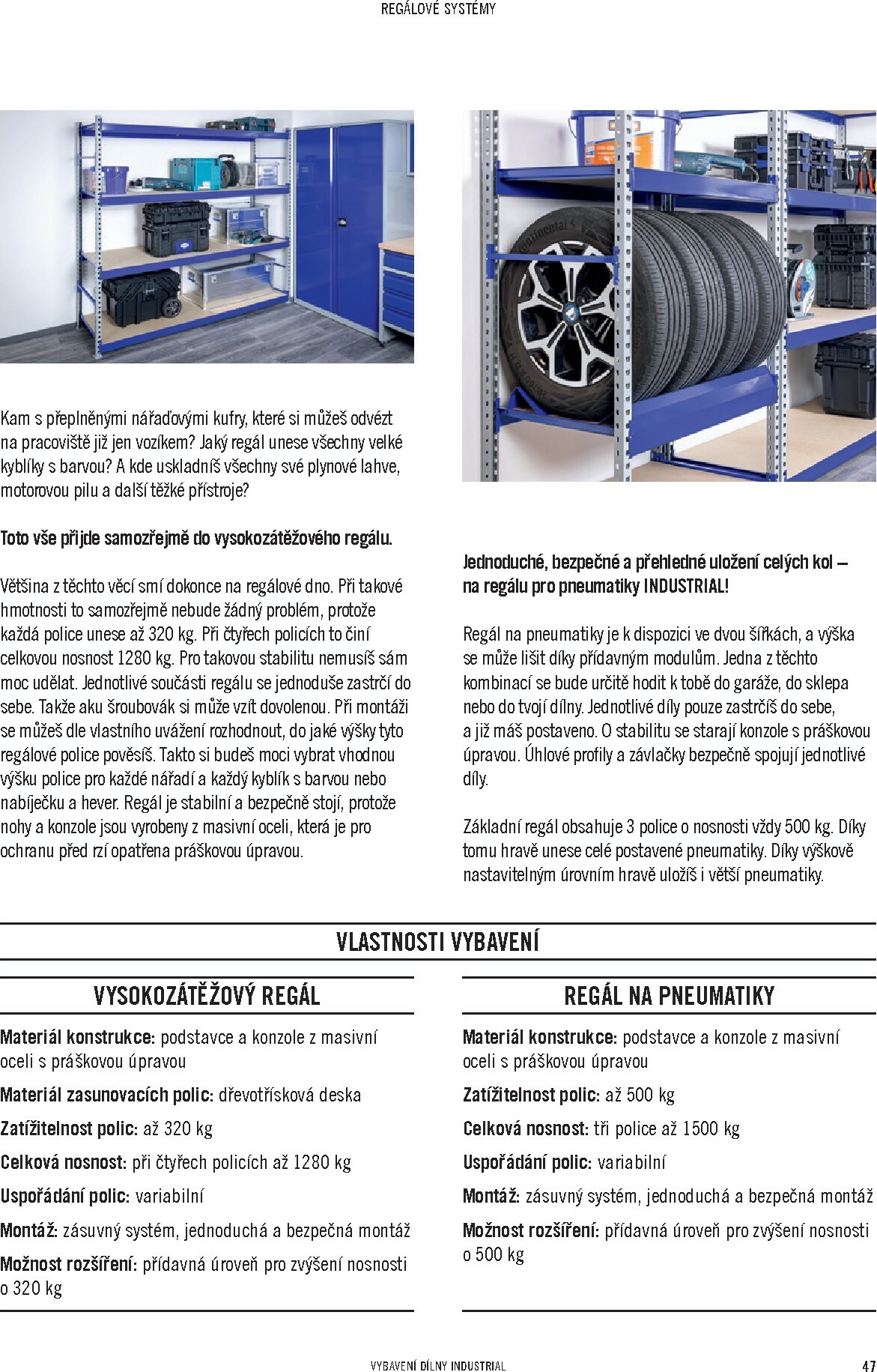 hornbach - Aktuální leták Hornbach - INDUSTRIAL - Systém vybavení dílny od 01.11. do 30.09. - page: 47