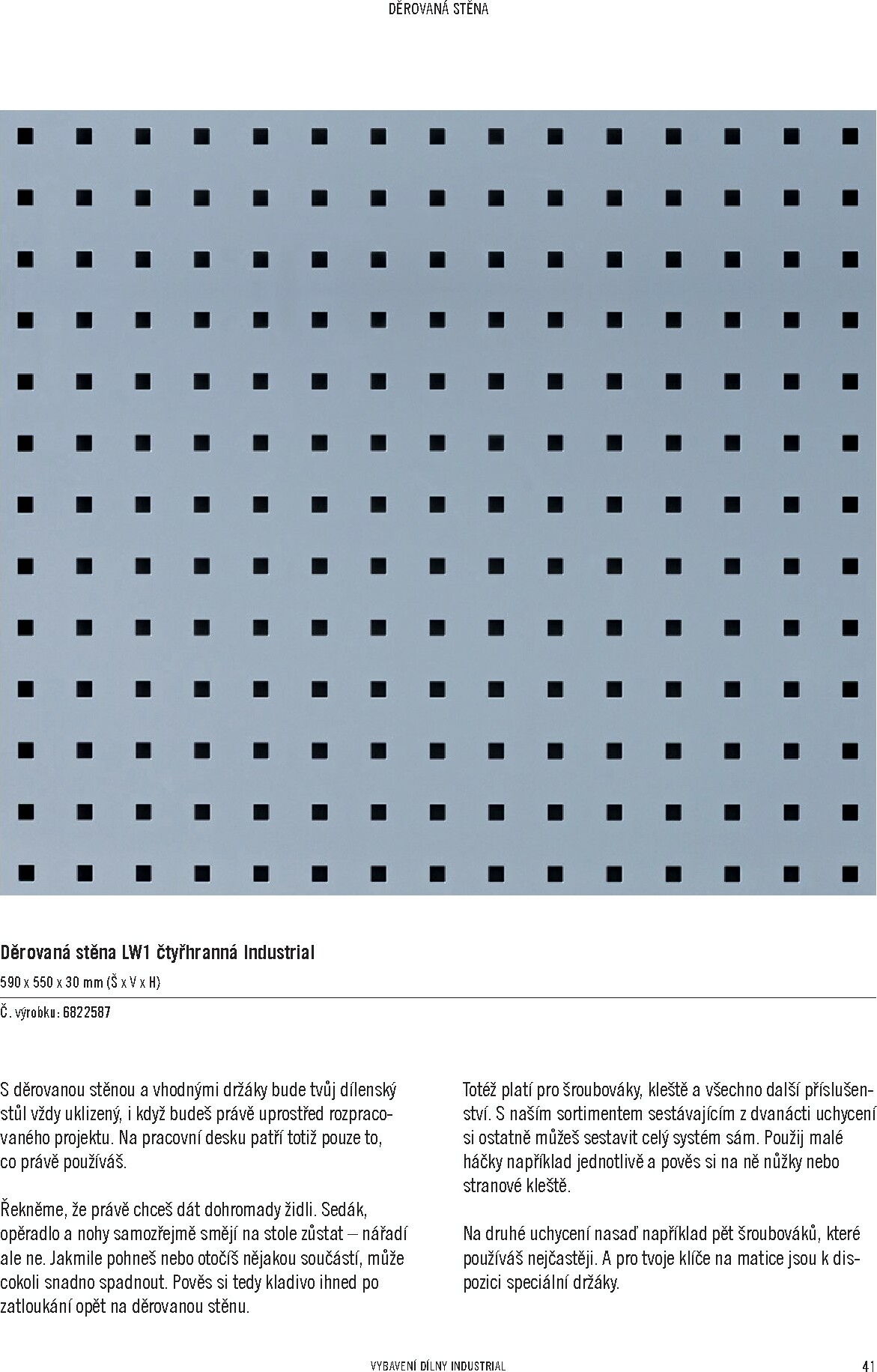hornbach - Aktuální leták Hornbach - INDUSTRIAL - Systém vybavení dílny od 01.11. do 30.09. - page: 41