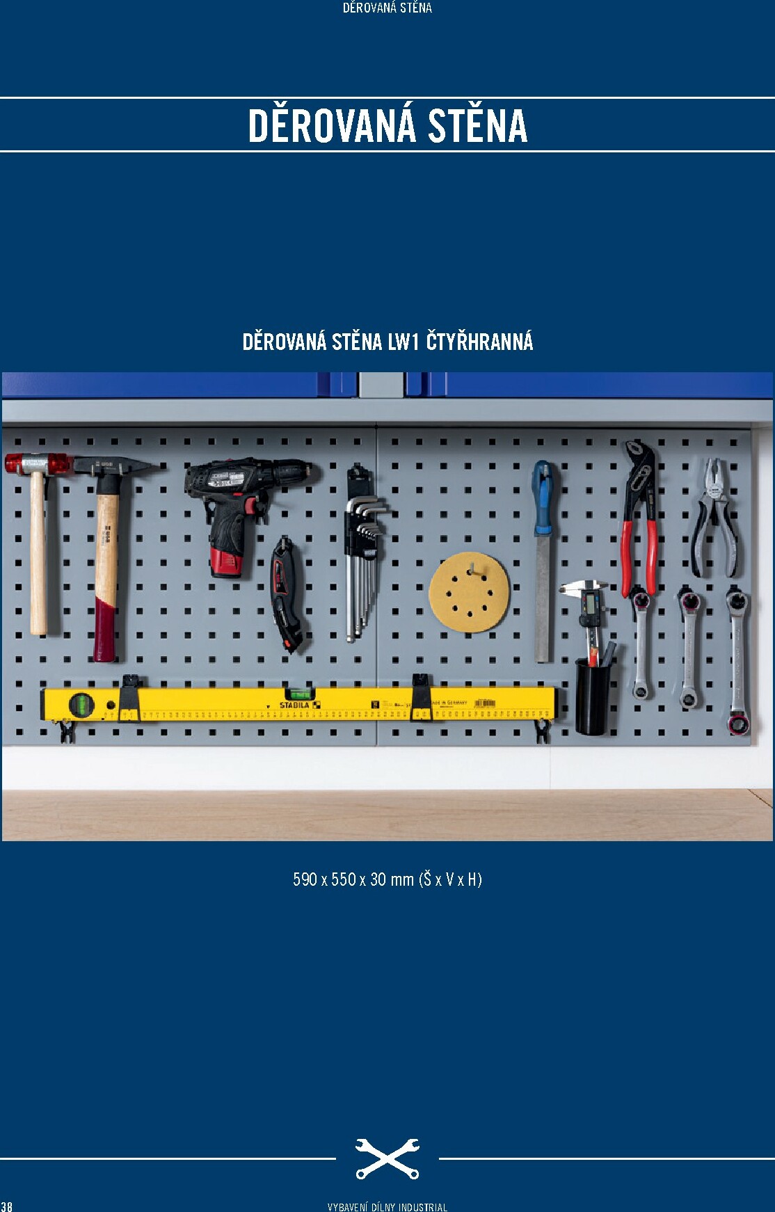 hornbach - Aktuální leták Hornbach - INDUSTRIAL - Systém vybavení dílny od 01.11. do 30.09. - page: 38