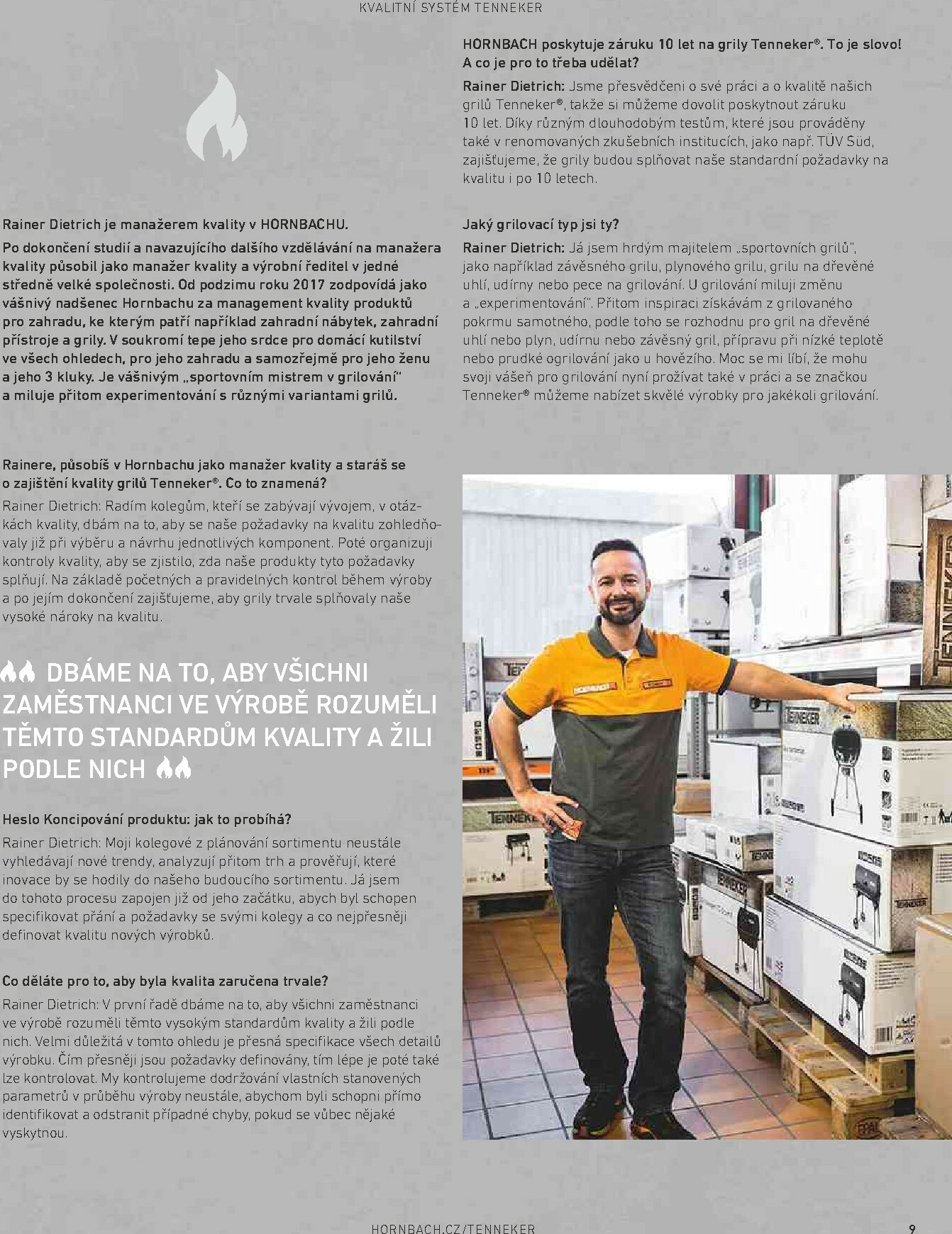 hornbach - Aktuální leták Hornbach - Tenneker - magazín o grilování od 01.01. do 31.12. - page: 9