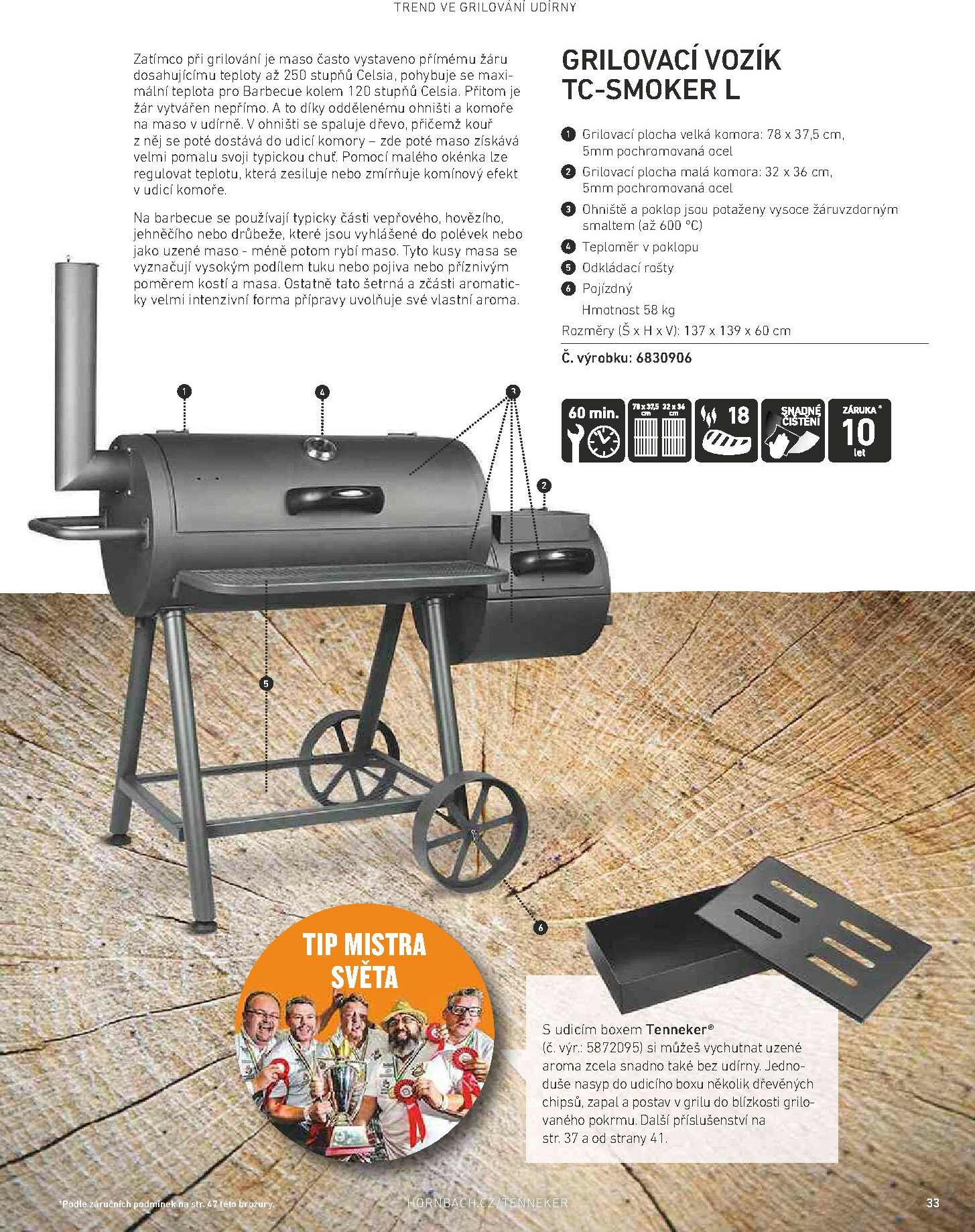 hornbach - Aktuální leták Hornbach - Tenneker - magazín o grilování od 01.01. do 31.12. - page: 33