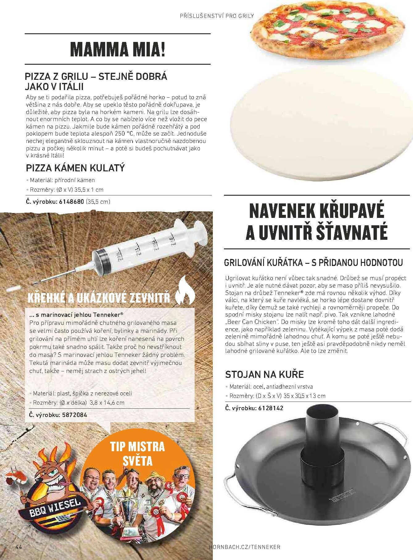hornbach - Aktuální leták Hornbach - Tenneker - magazín o grilování od 01.01. do 31.12. - page: 44