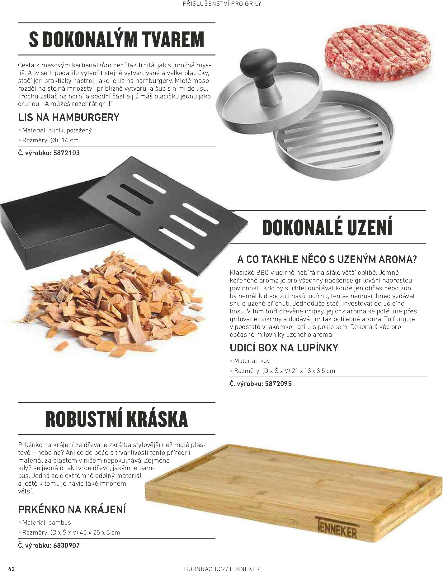hornbach - Aktuální leták Hornbach - Tenneker - magazín o grilování od 01.01. do 31.12. - page: 42