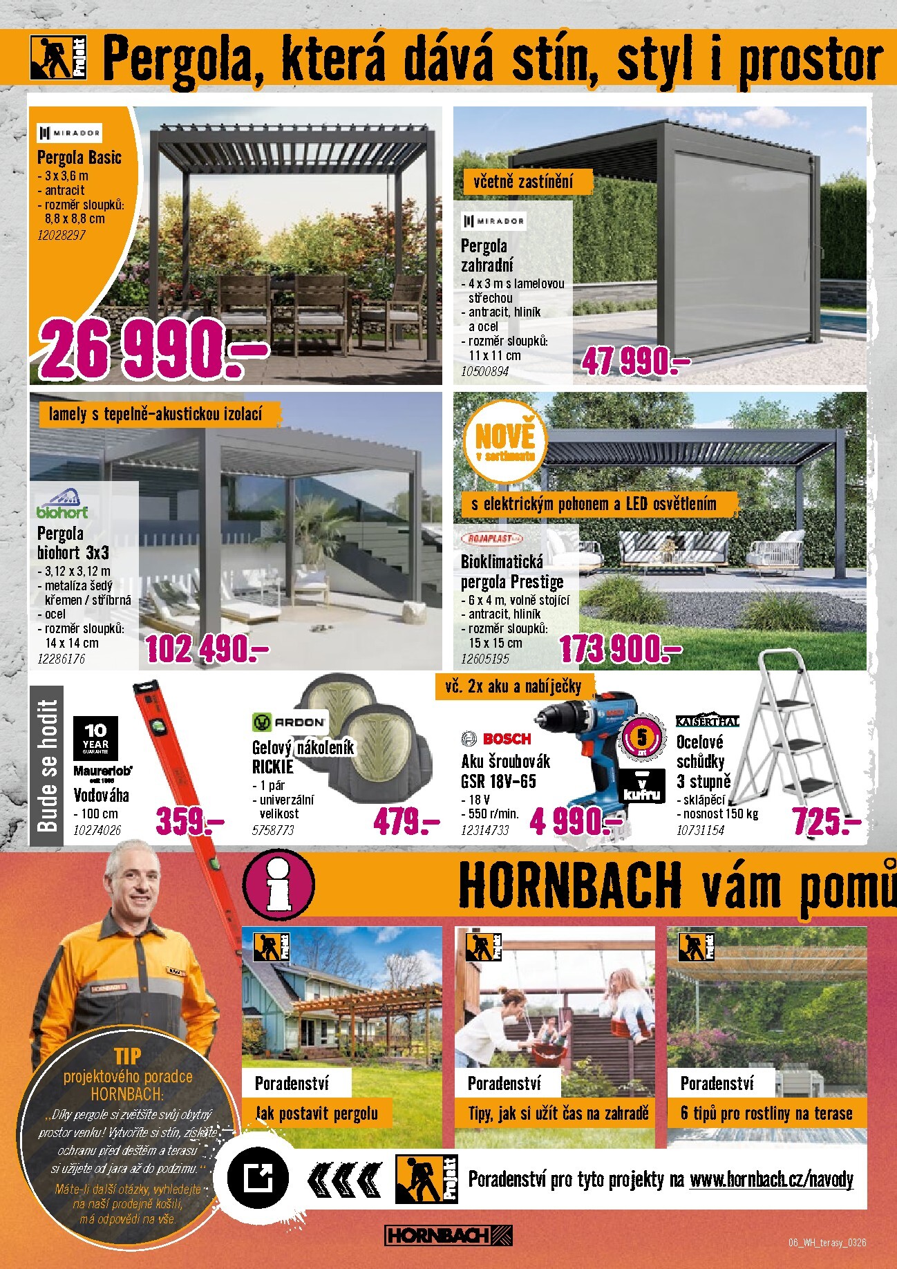 hornbach - Hornbach - Terasa leták platný od středy 11.03.2026 do středy 25.03.2026 - page: 6