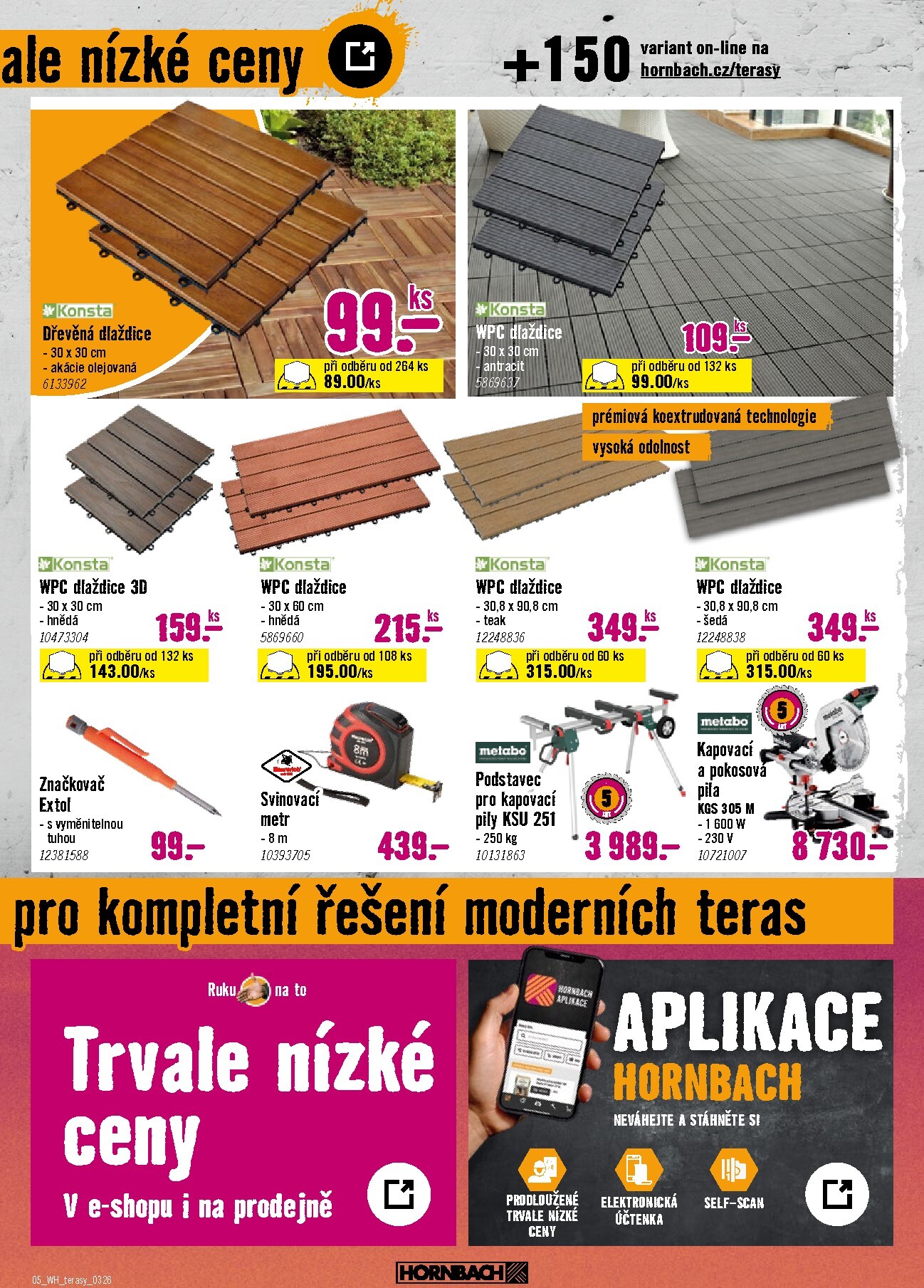 hornbach - Hornbach - Terasa leták platný od středy 11.03.2026 do středy 25.03.2026 - page: 5