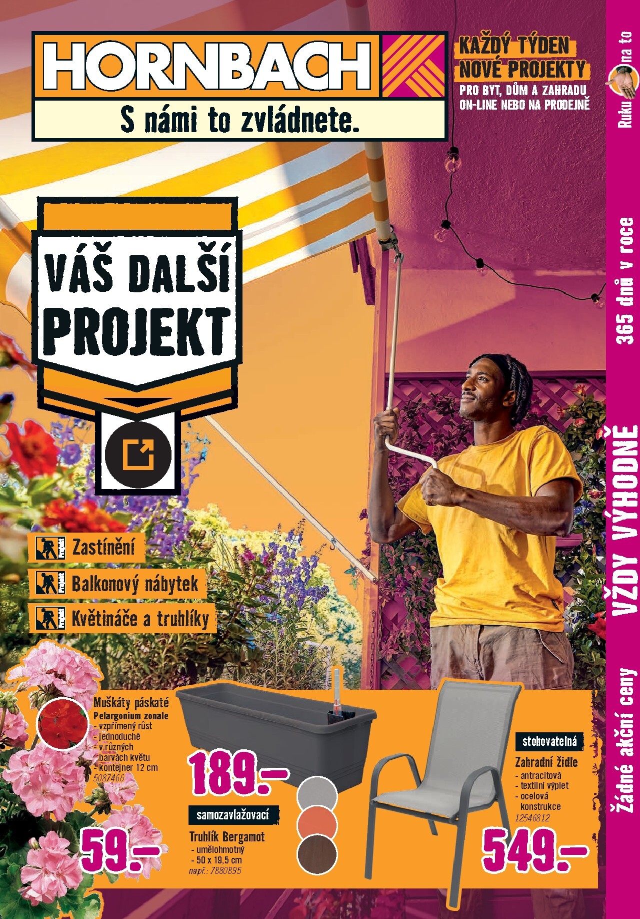 hornbach - Aktuální Hornbach - Balkon leták platný od středy 13.05.2026 do středy 27.05.2026
