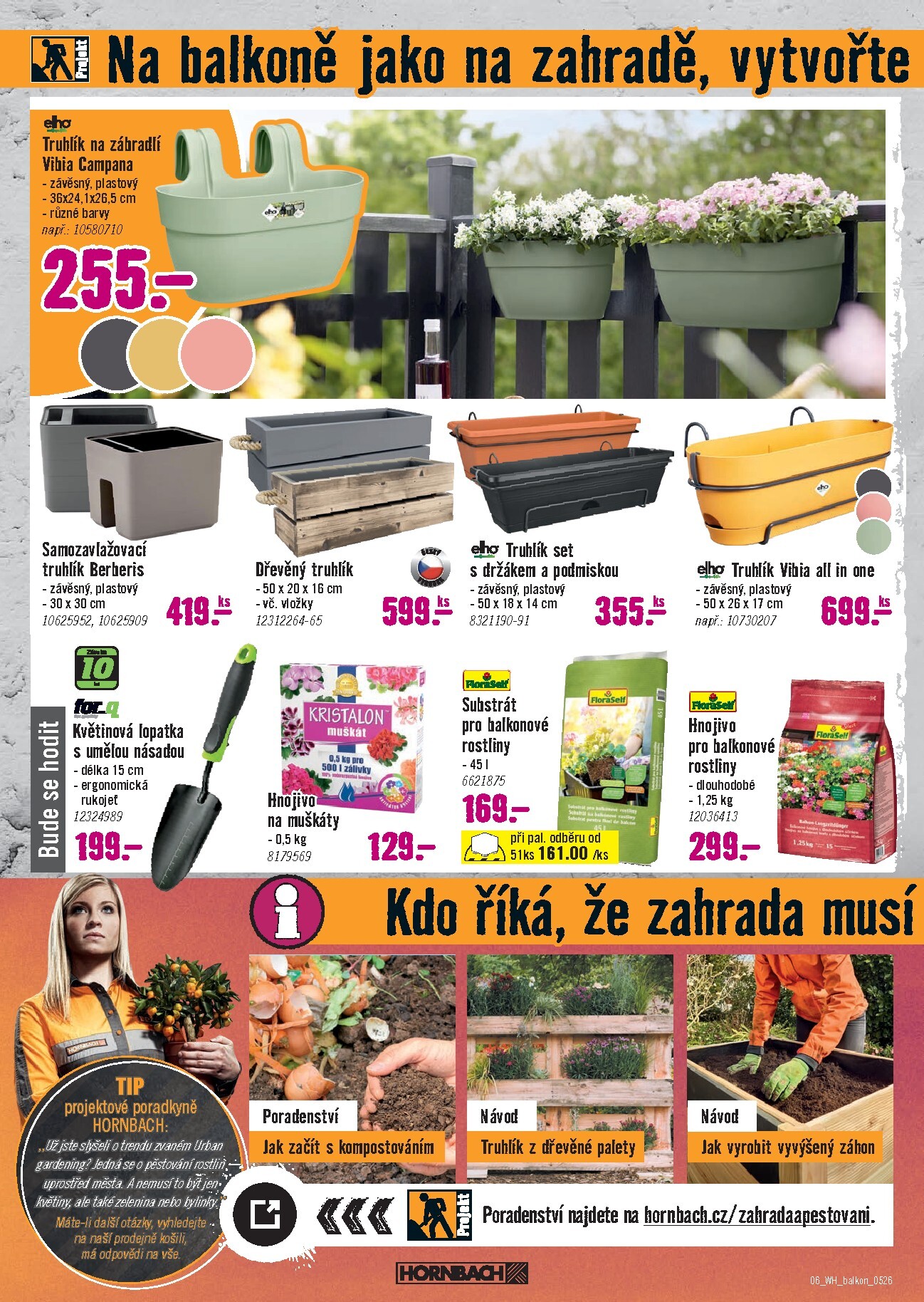 hornbach - Aktuální Hornbach - Balkon leták platný od středy 13.05.2026 do středy 27.05.2026 - page: 6