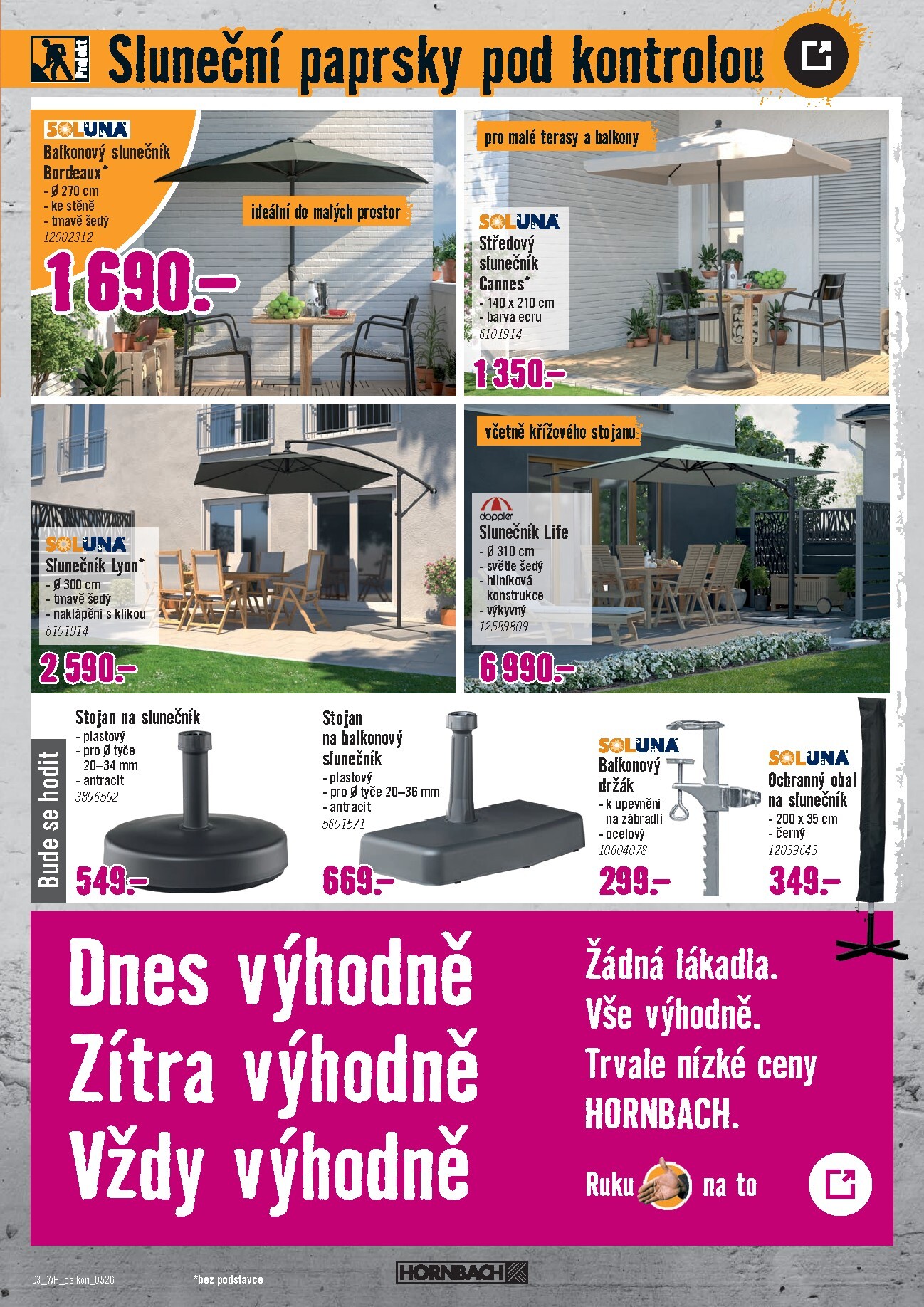 hornbach - Aktuální Hornbach - Balkon leták platný od středy 13.05.2026 do středy 27.05.2026 - page: 3