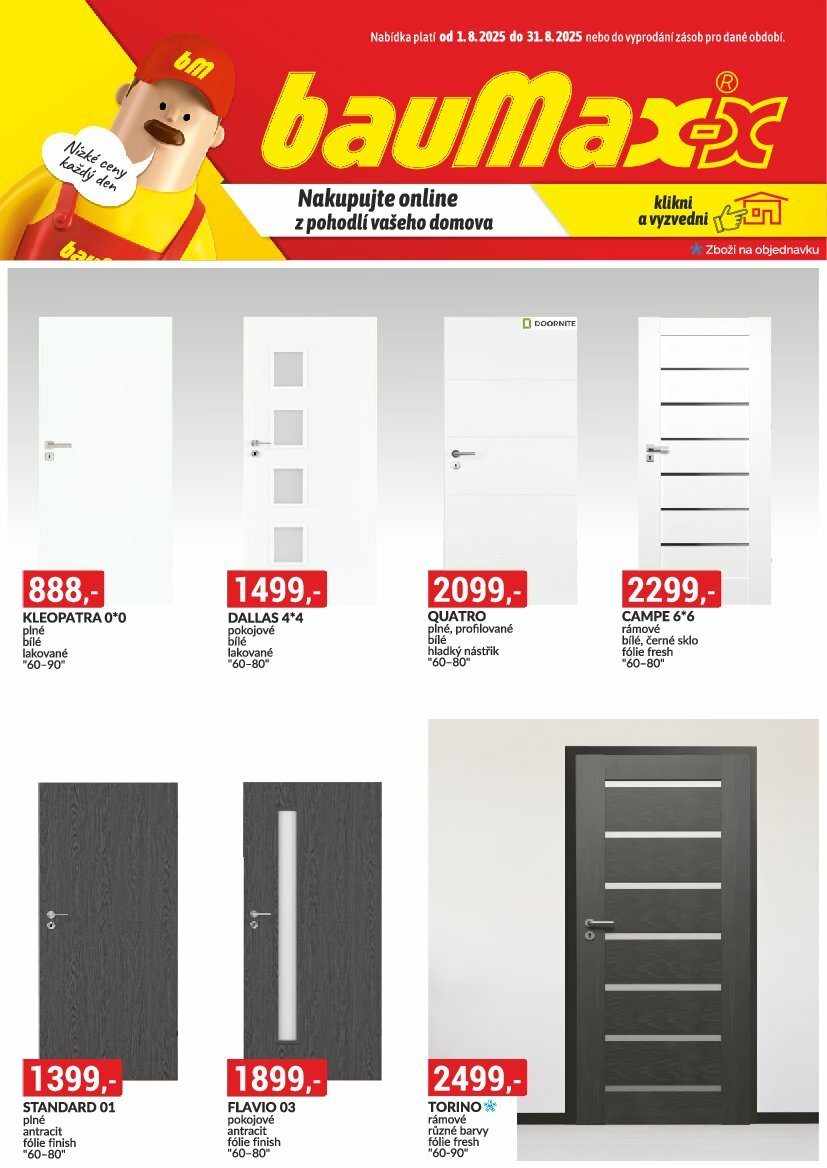 baumax - Leták Baumax od 01.08. do 31.08.