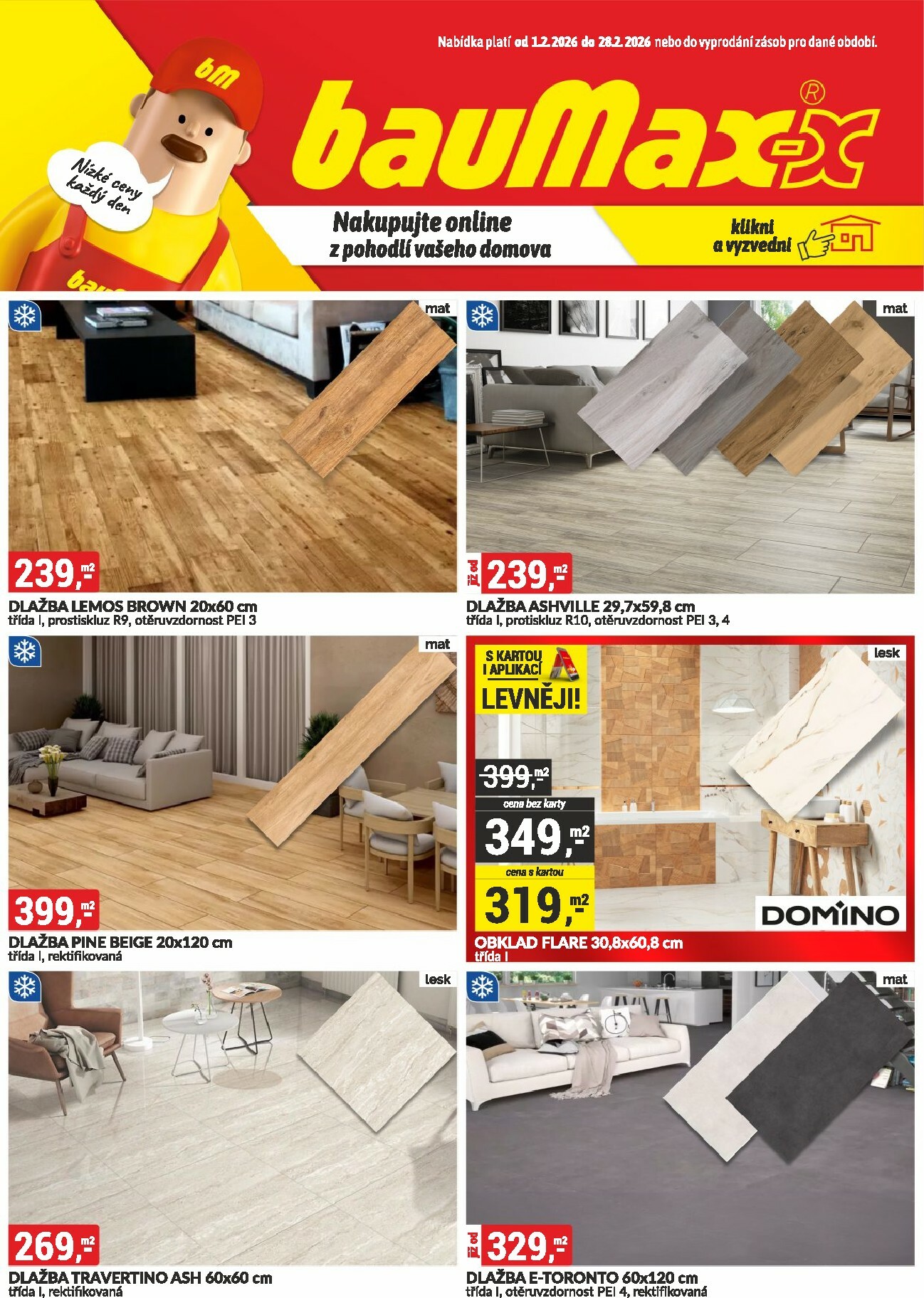 baumax - Baumax - Nakupujte online leták platný od neděle 01.02.2026 do soboty 28.02.2026 - page: 1
