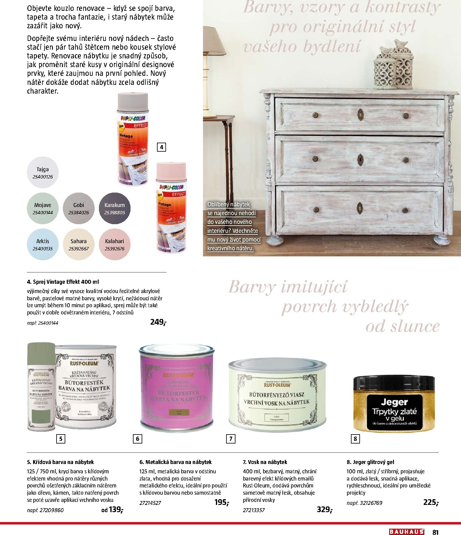 bauhaus - Aktuální Bauhaus - Světy interiérů leták platný od úterý 19.05.2026 do úterý 30.06.2026 - page: 81